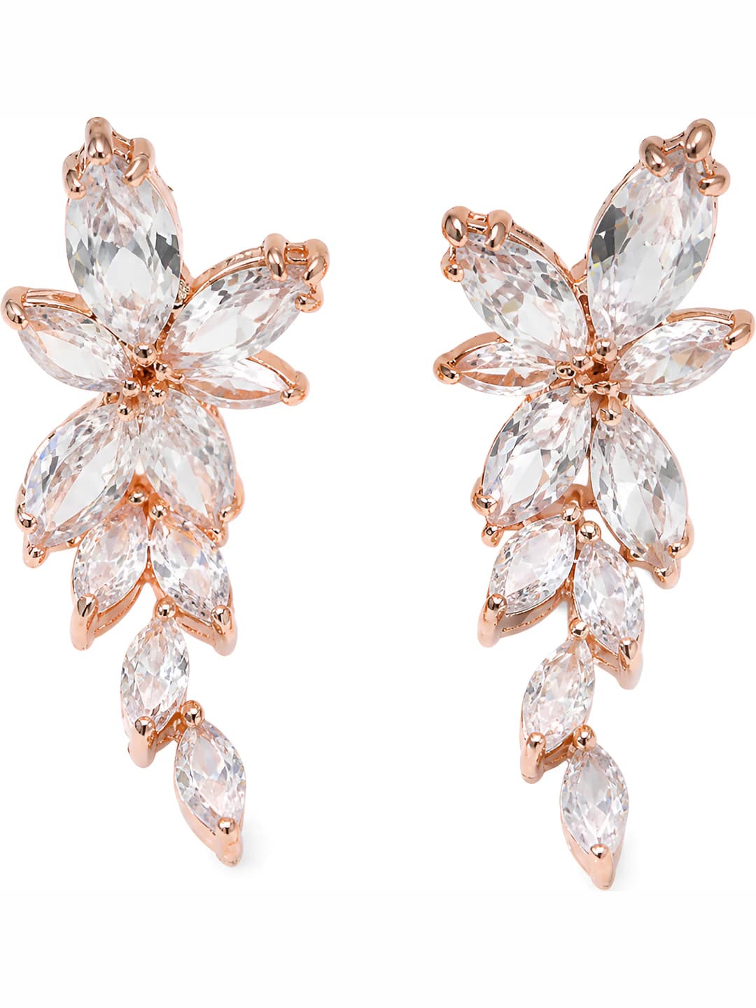 Rose gold white titanium zircon