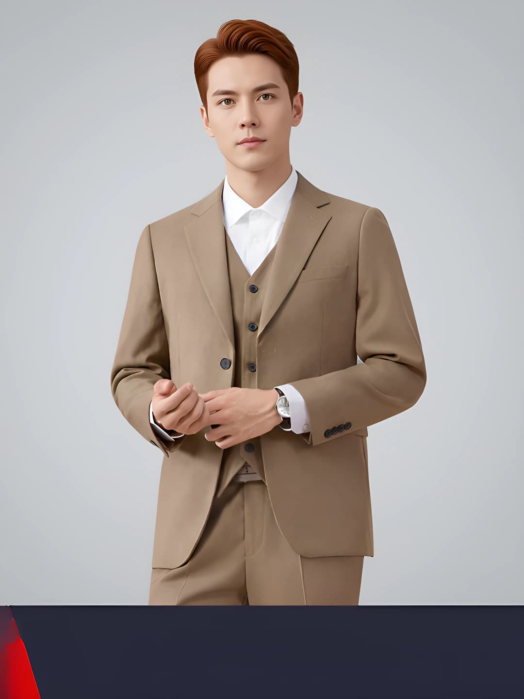 Men's khaki blazer