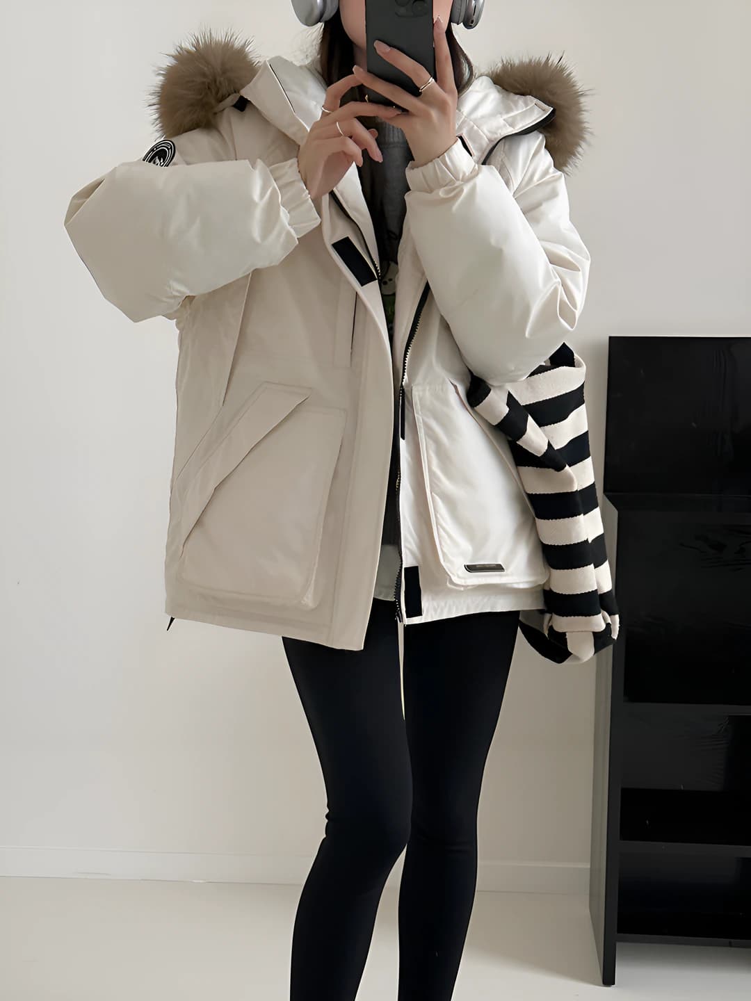 Milk white (double-sided)