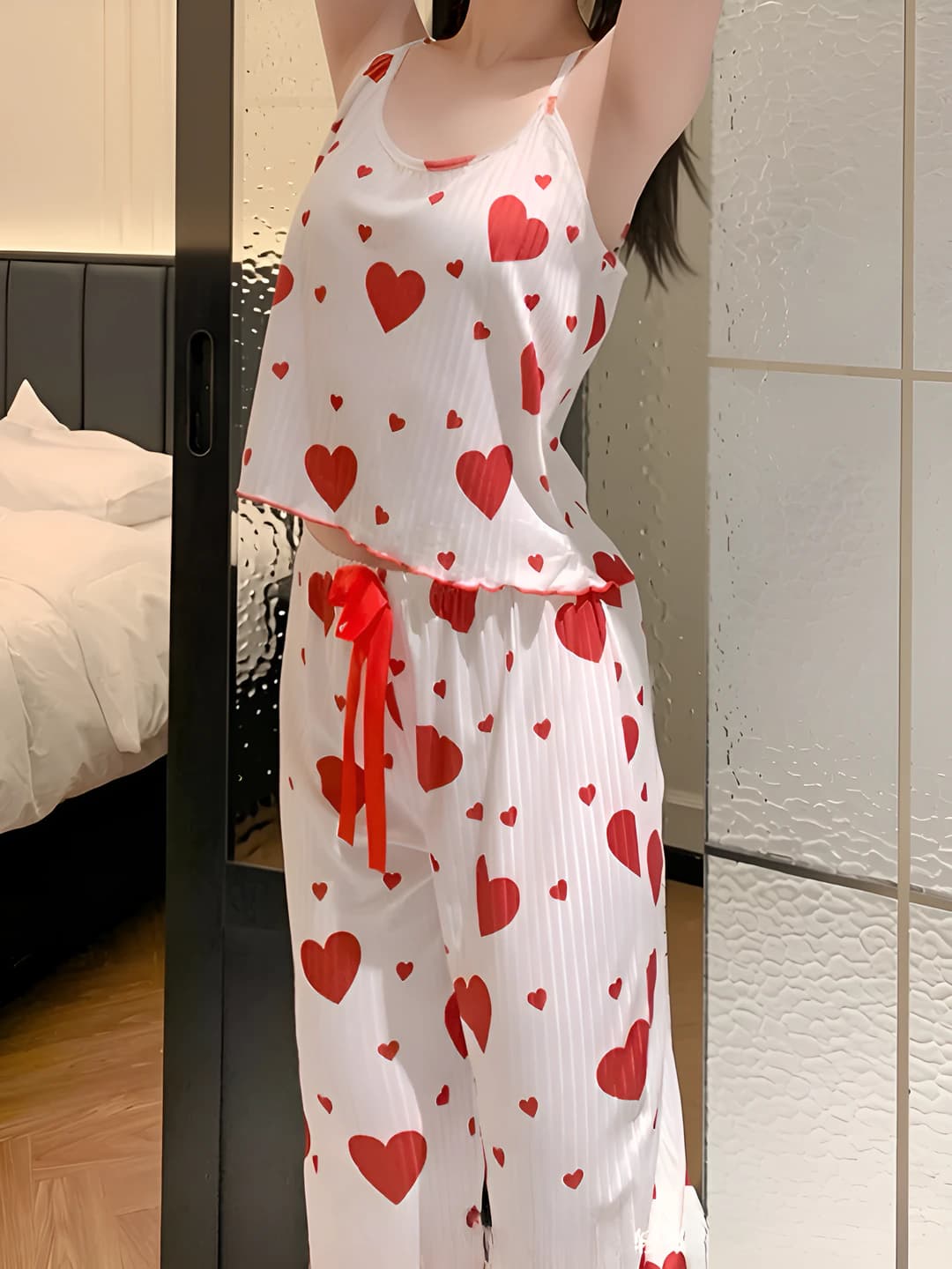White-red heart