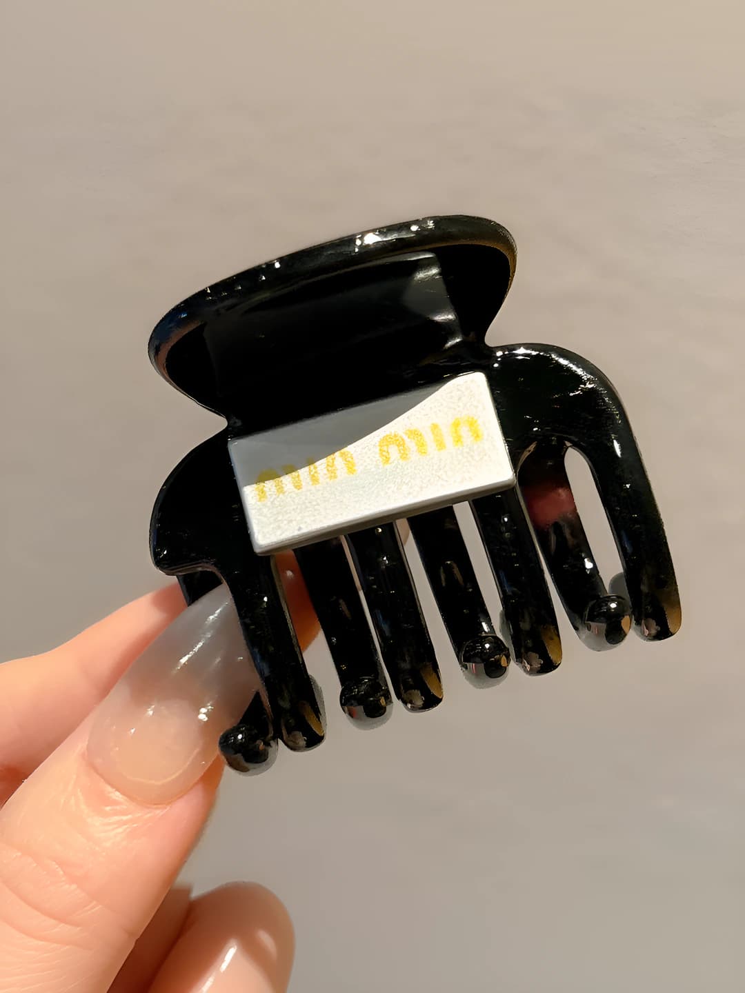 1# Black clip - 4.5 cm
