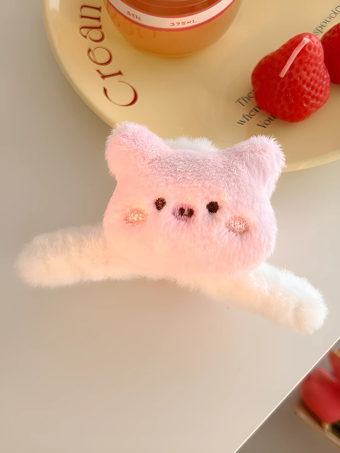 Белый зажим - Свинка 11.5cm