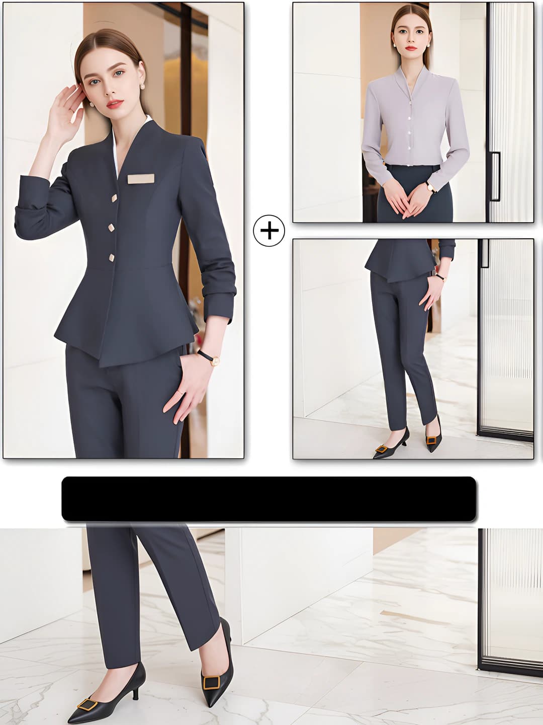 Grey (suit+pants+grey shirt)