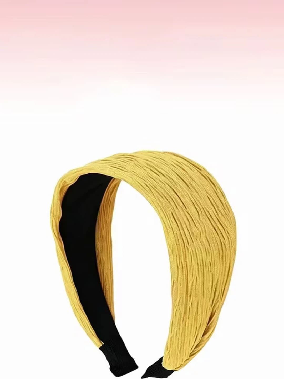 Wide headband Yellow