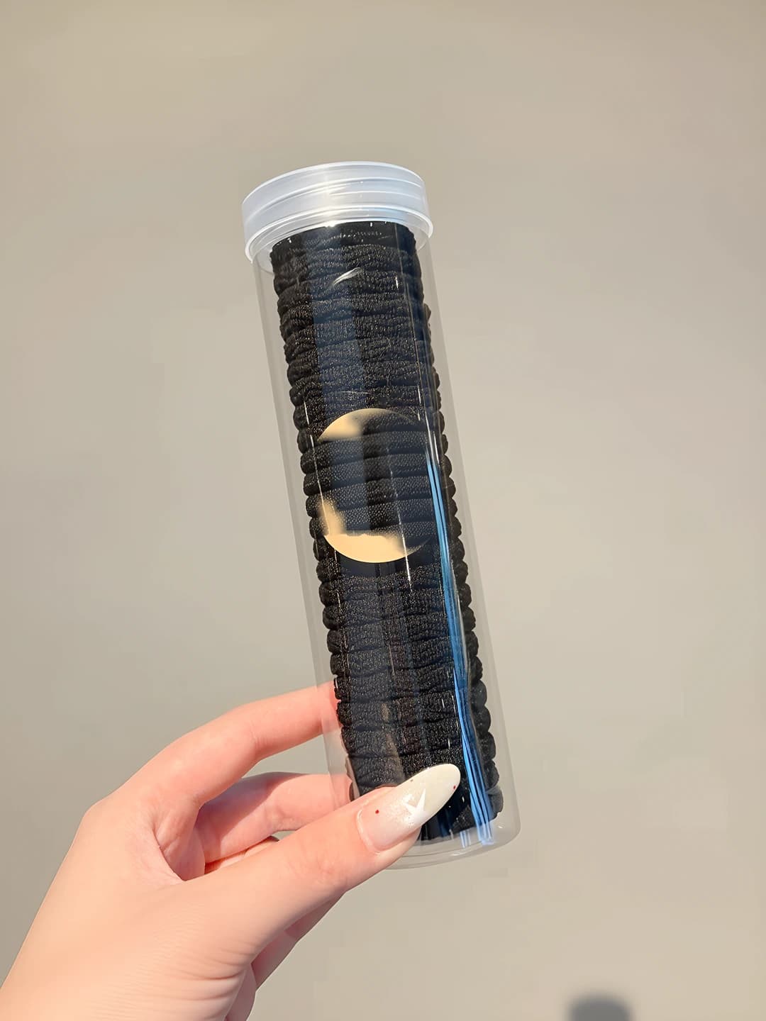 8# Black wavy pattern [1 jar] 25 pcs, outer diam. ~4 cm