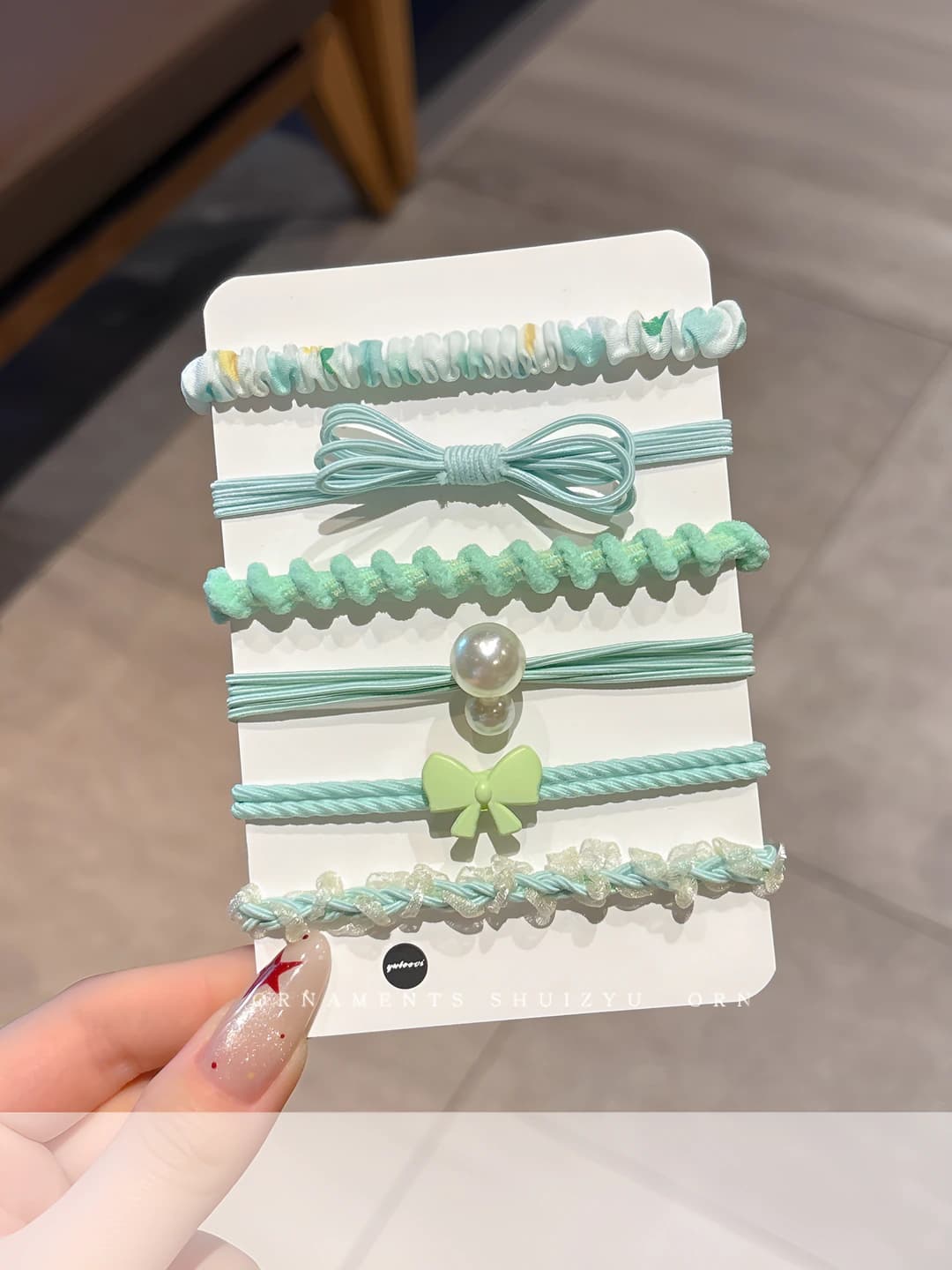 Green 6 pcs (7 cm)