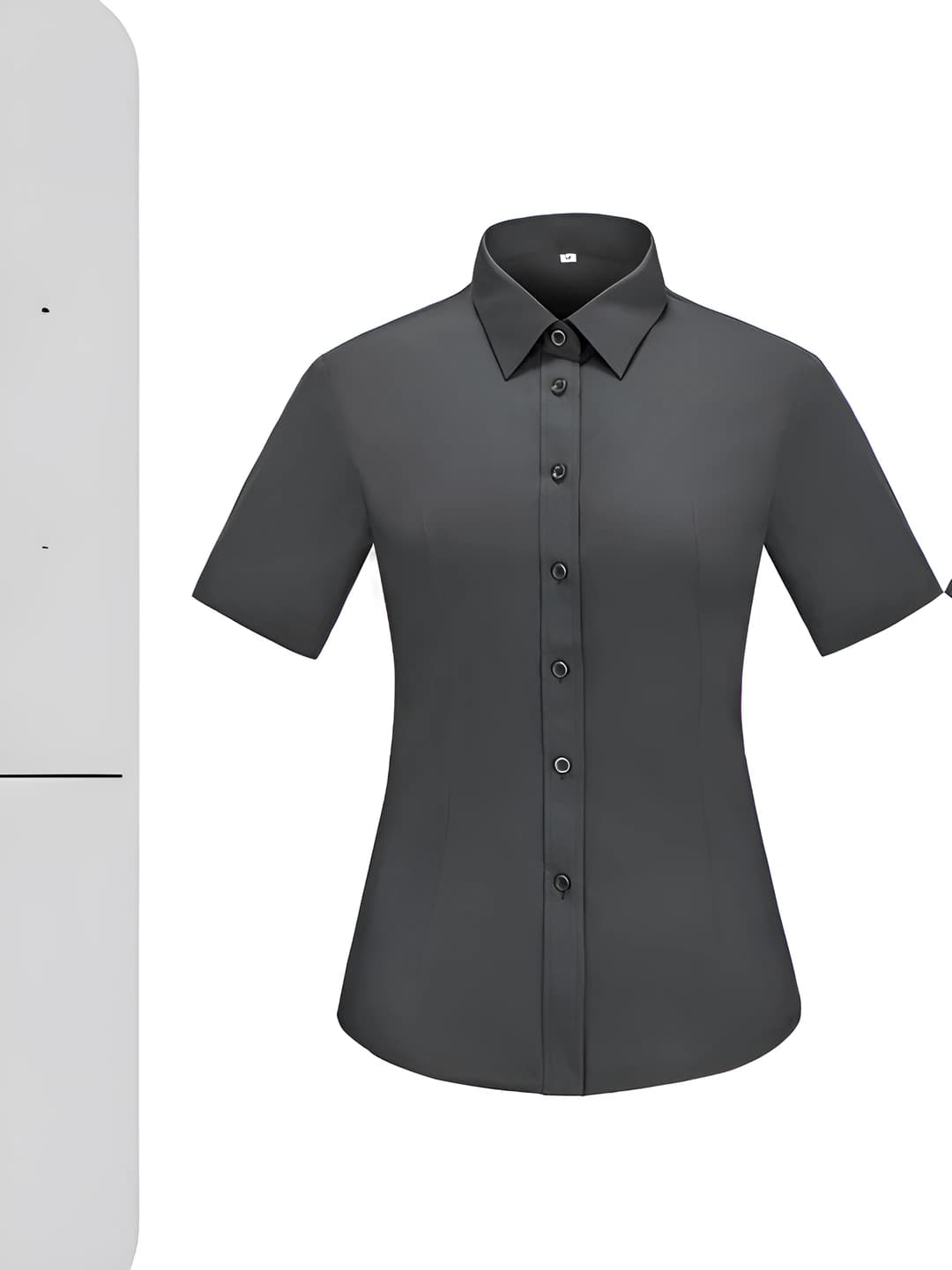 Women - Dark Grey Short Sleeve Shirt