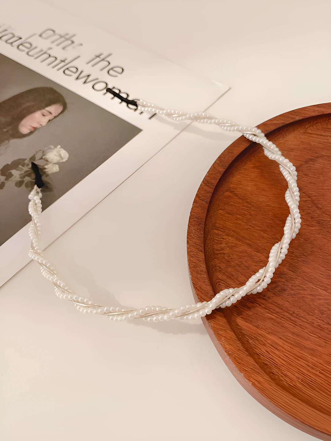 White pearl wrap
