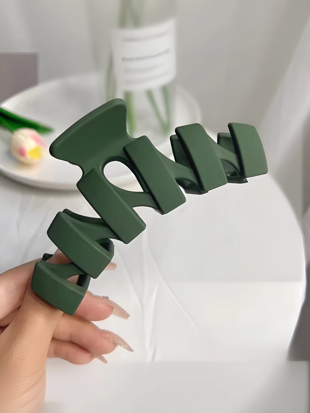 Matte yashil 13 cm