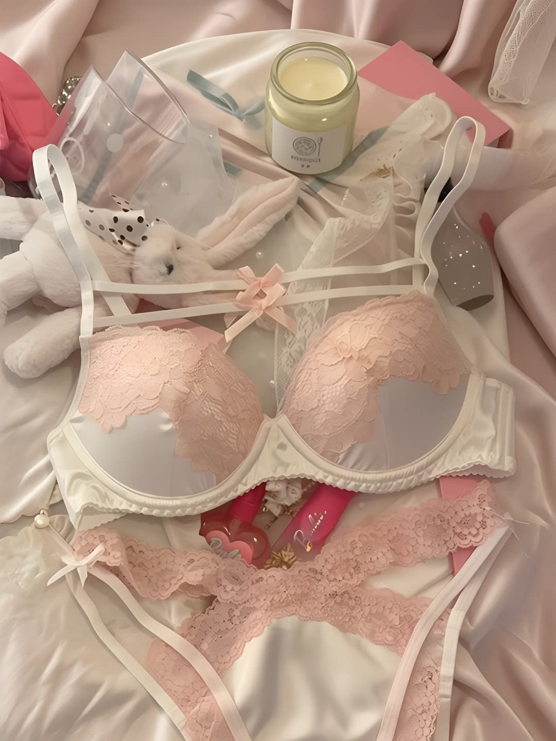 Pink-white
