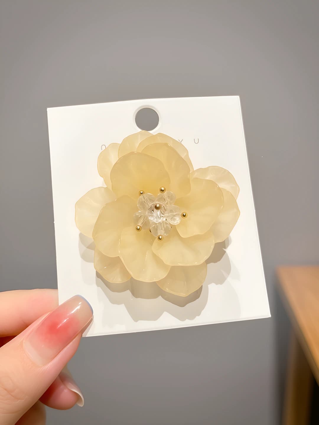 5# жёлтый камелия (ок. 5cm)