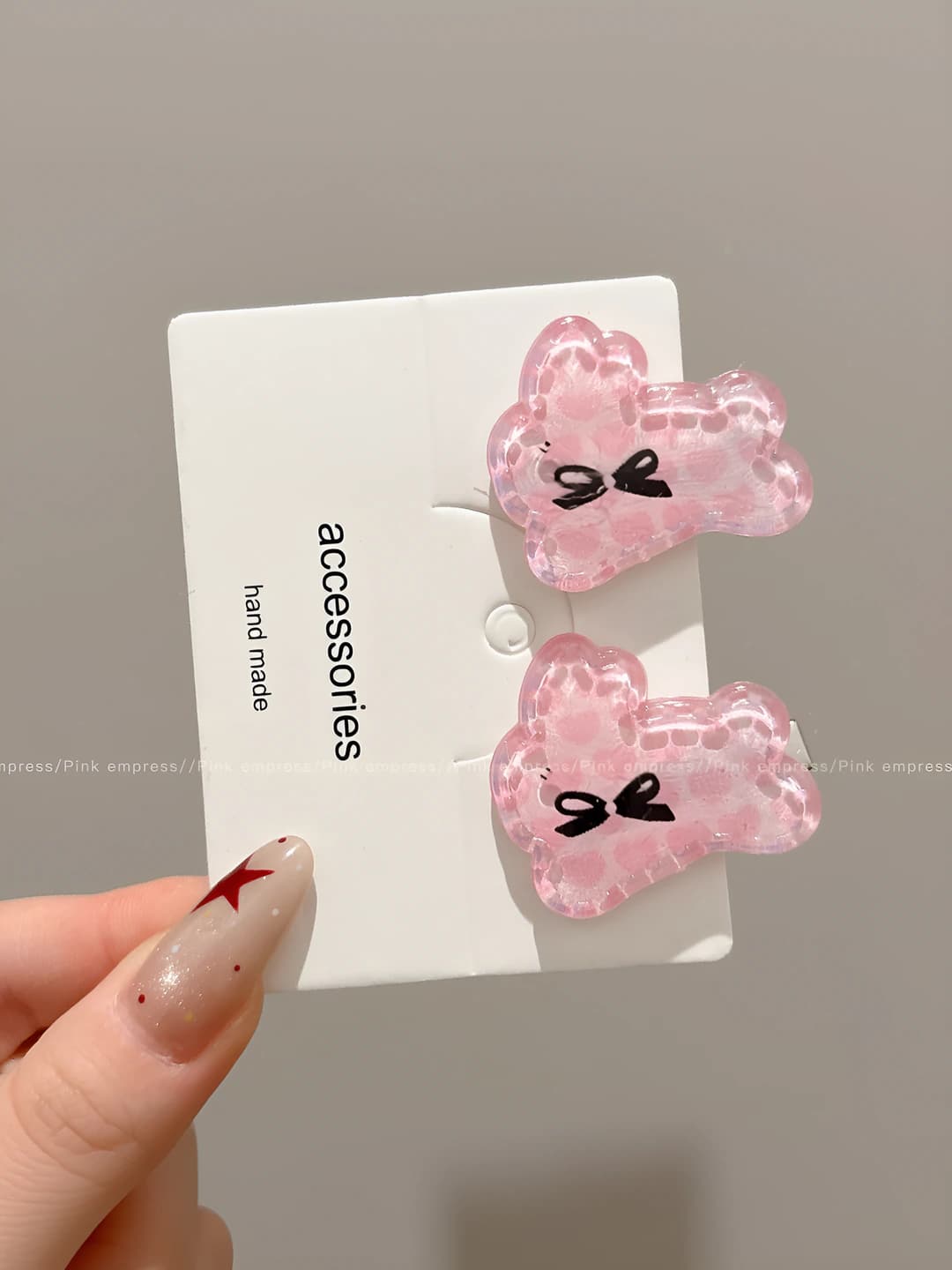 6# Bunnies pair - Dark pink