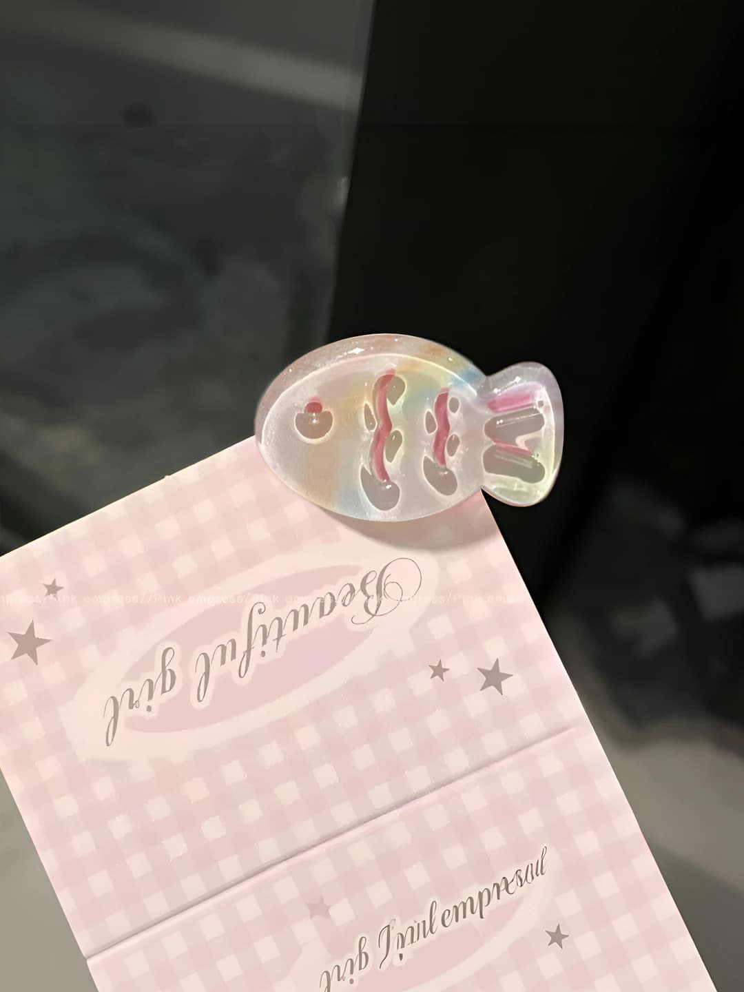 1# Желе macaron рыба зажим 3.2cm