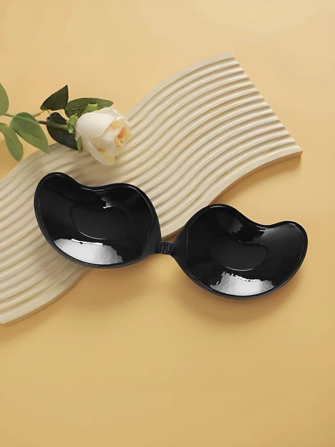 Mango bra sticker, flat, black