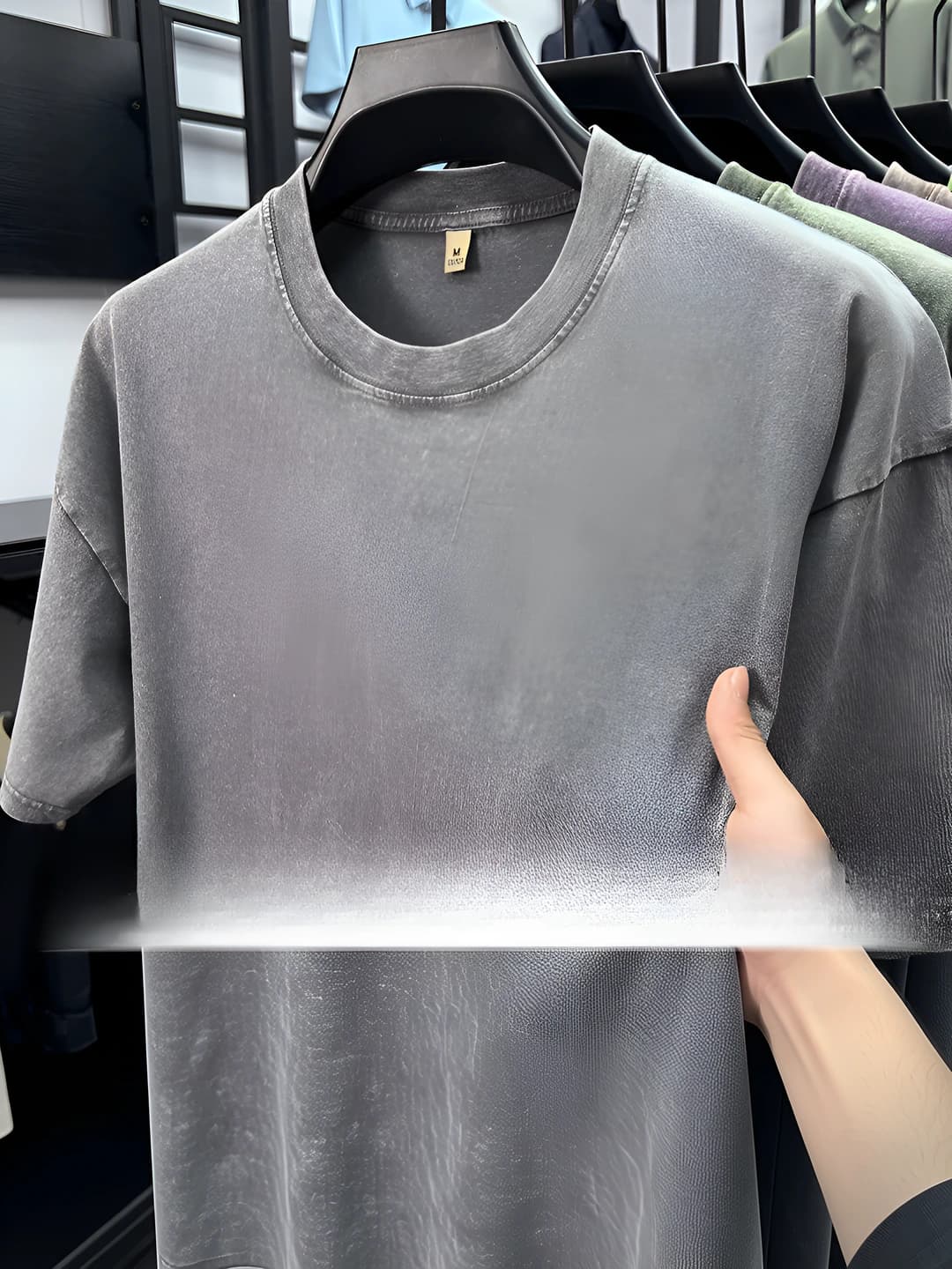 Washed grey