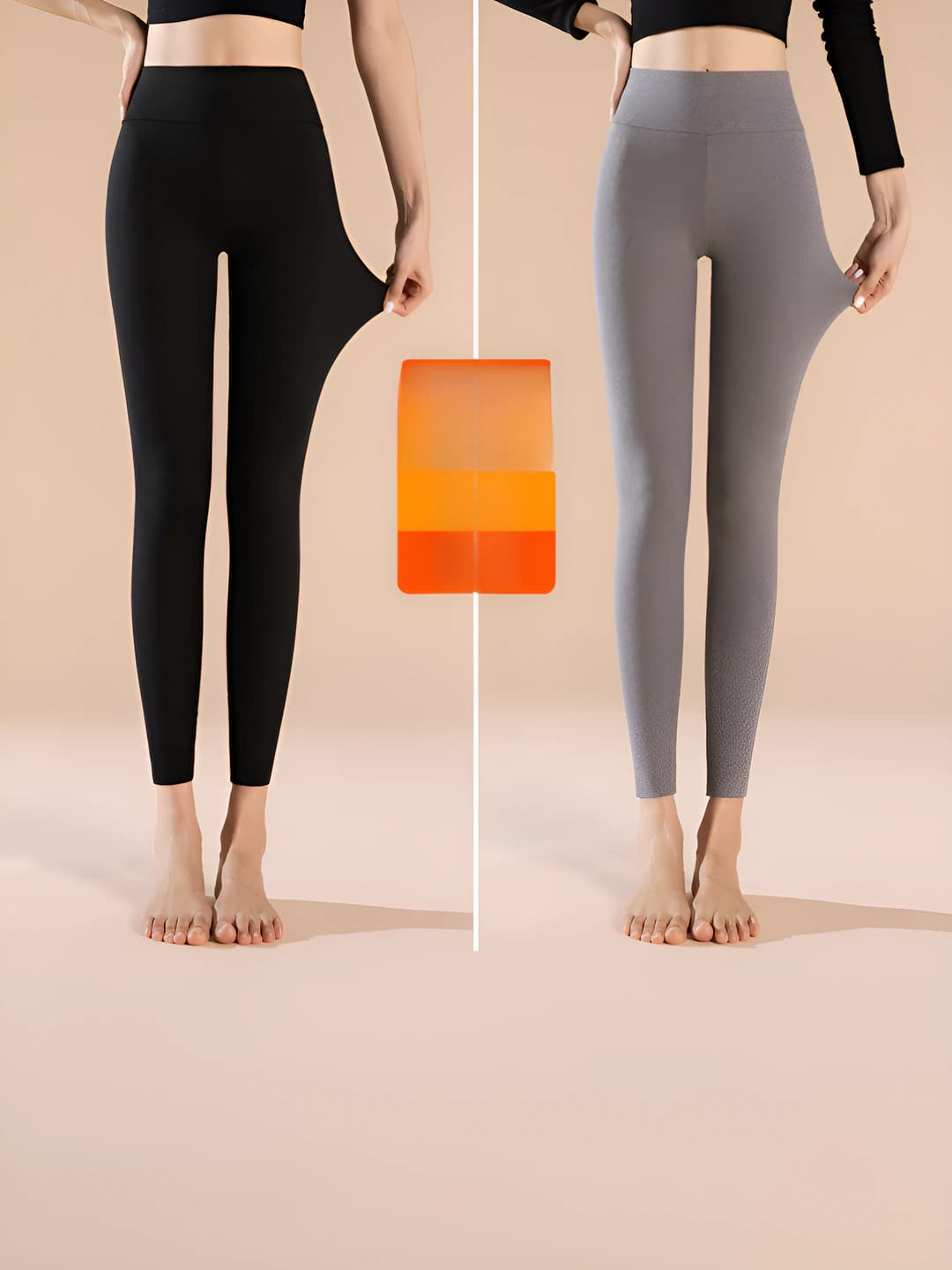 Black + Light grey, 2 pcs