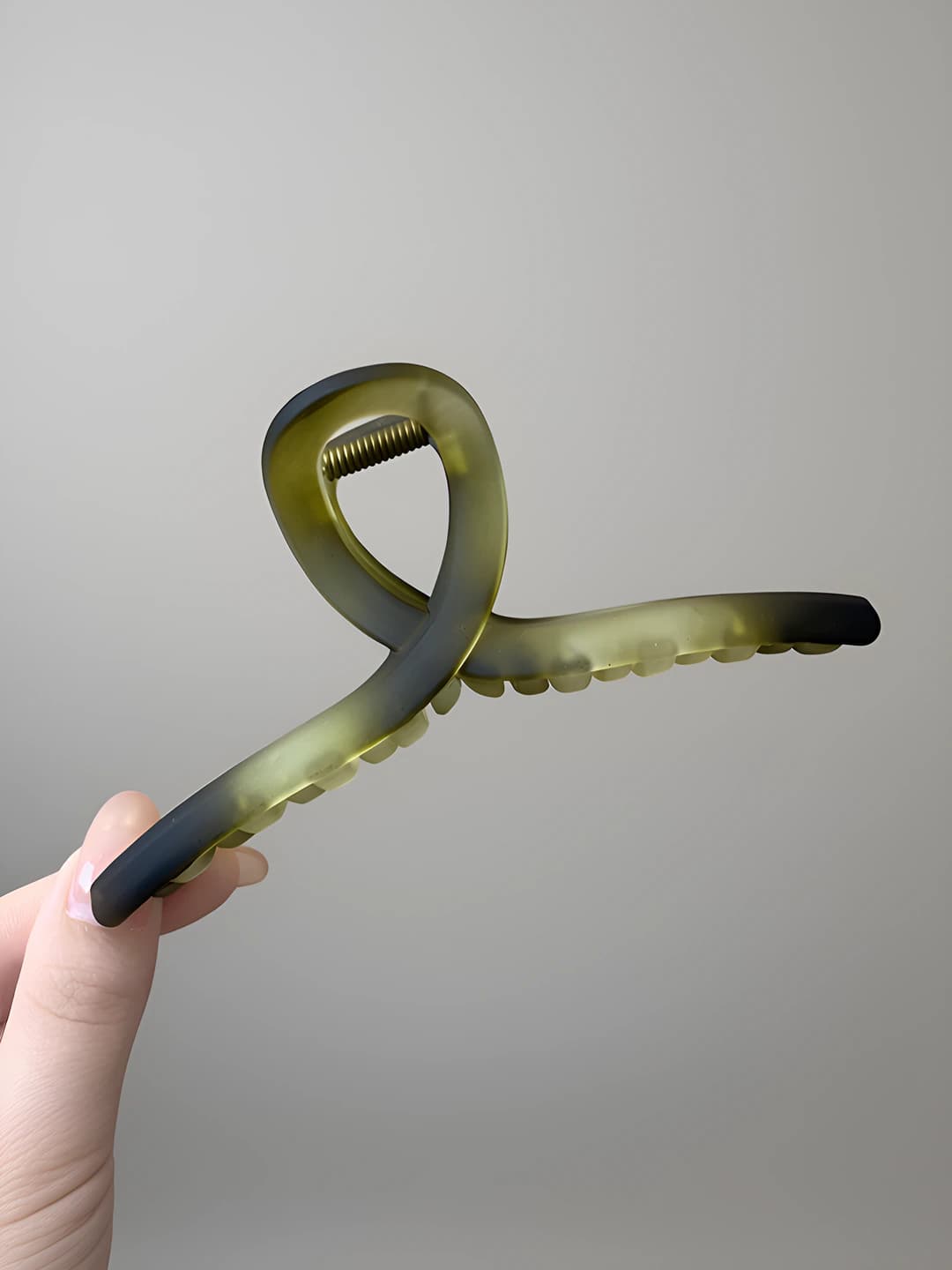 Matte dark green cross