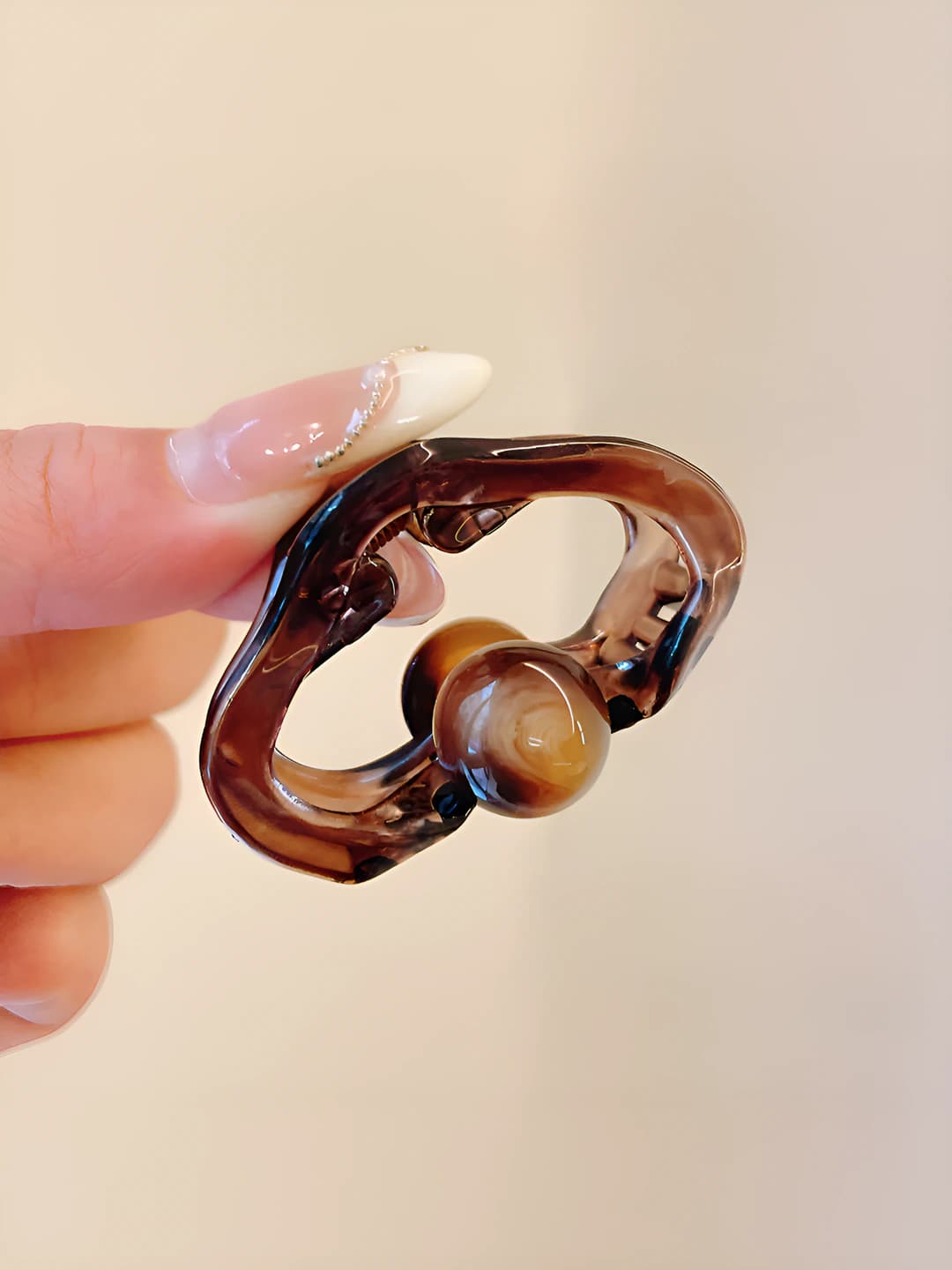 2# cloud pearl mini clip, 5 cm