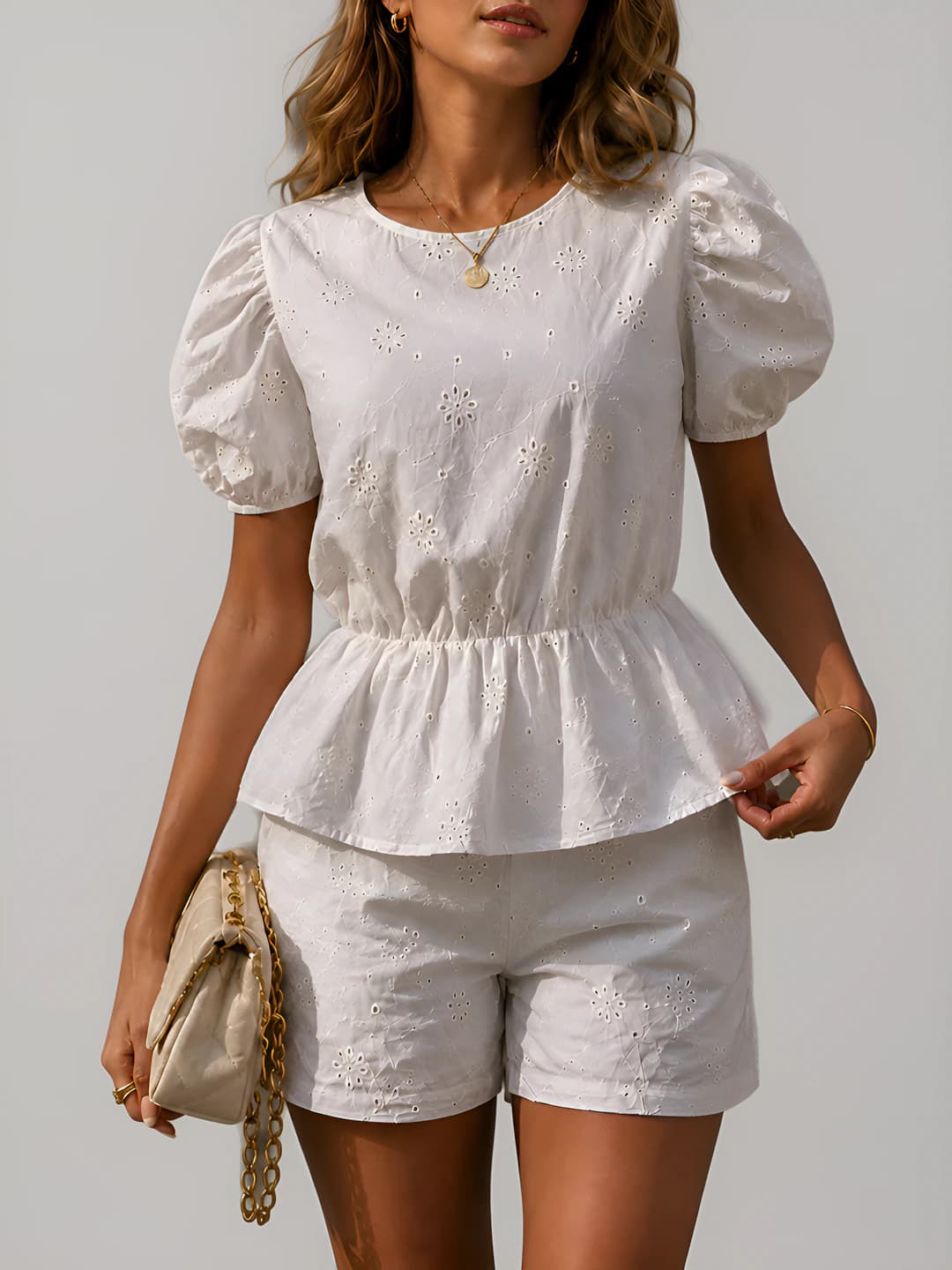 Women's 2026 two-piece set: short sleeve t-shirt and shorts