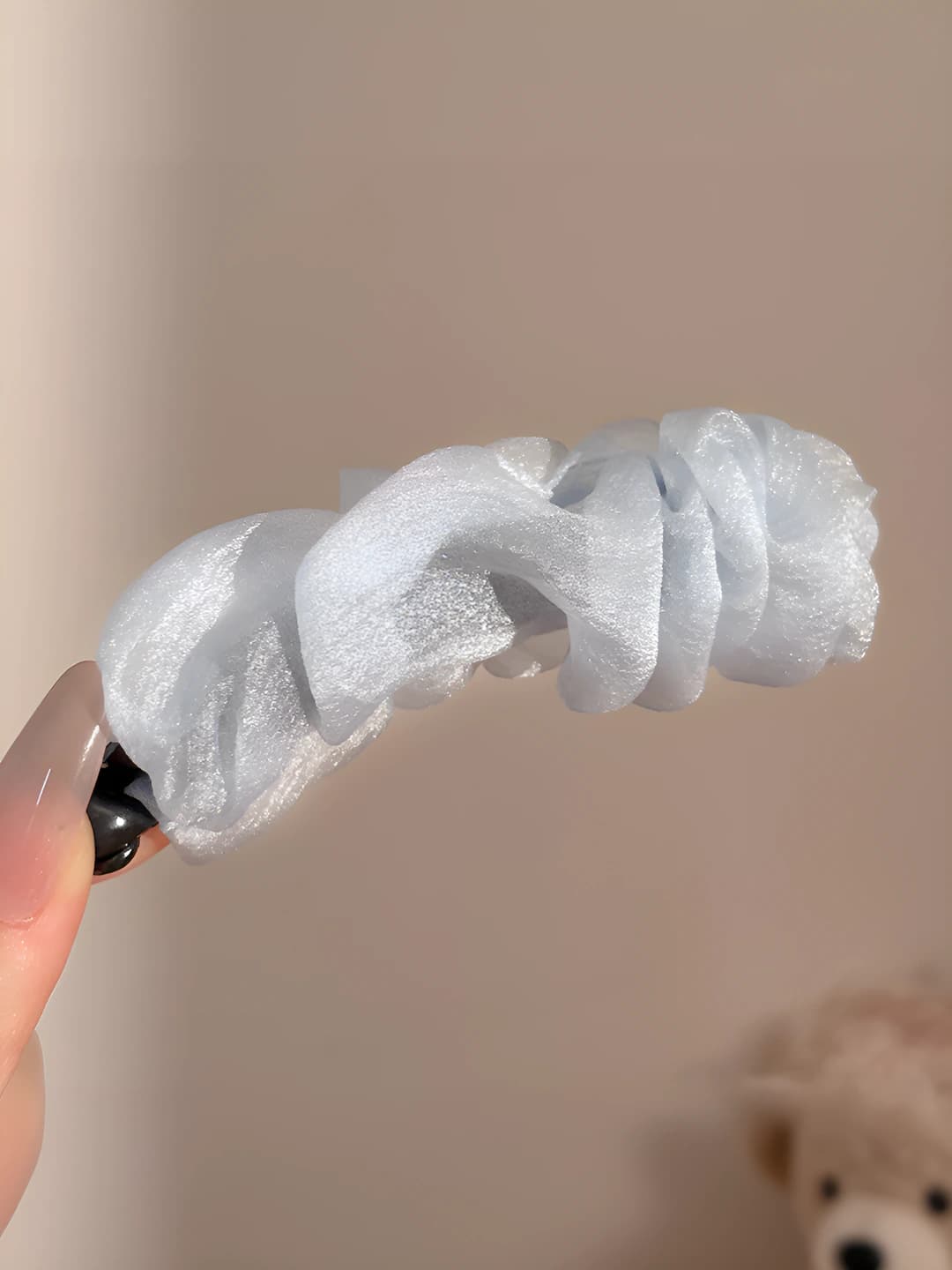 8#Light blue small bottom clip 10 cm