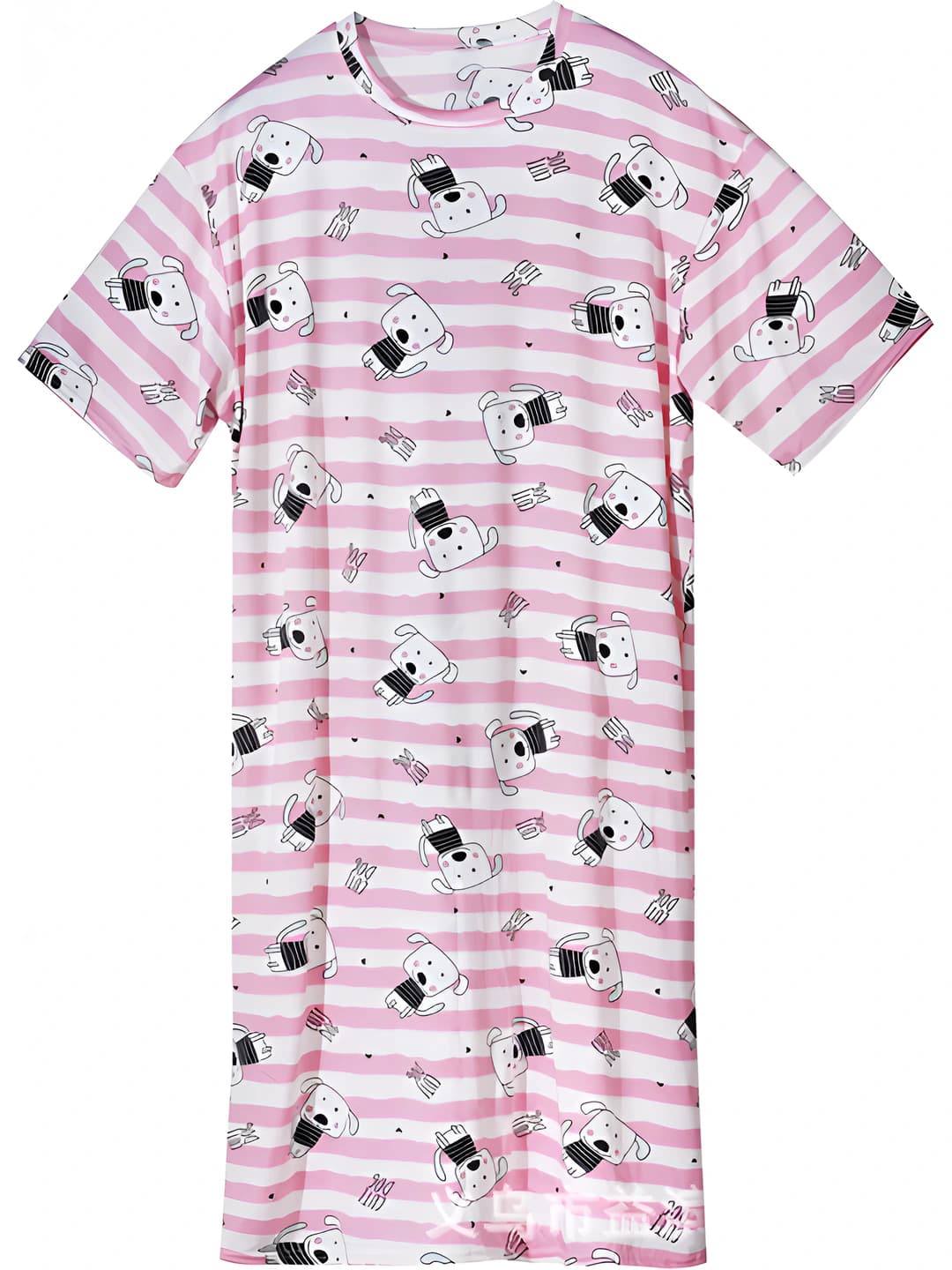 Pink striped puppy
