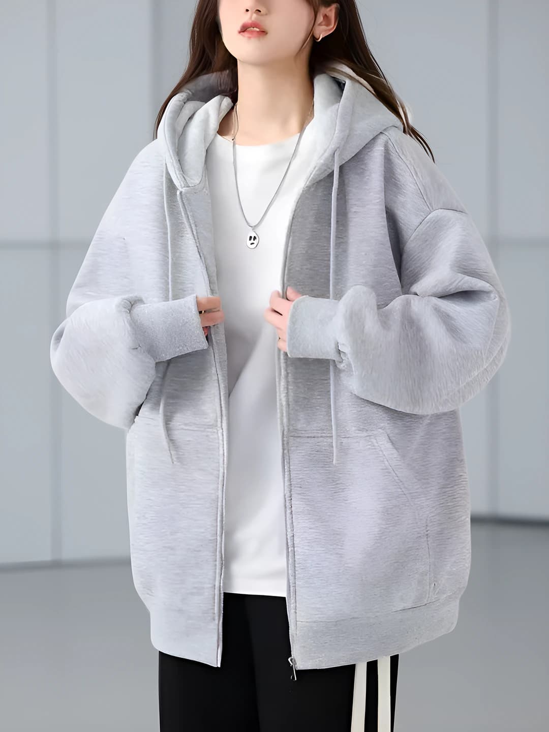 788 Lined Light Grey