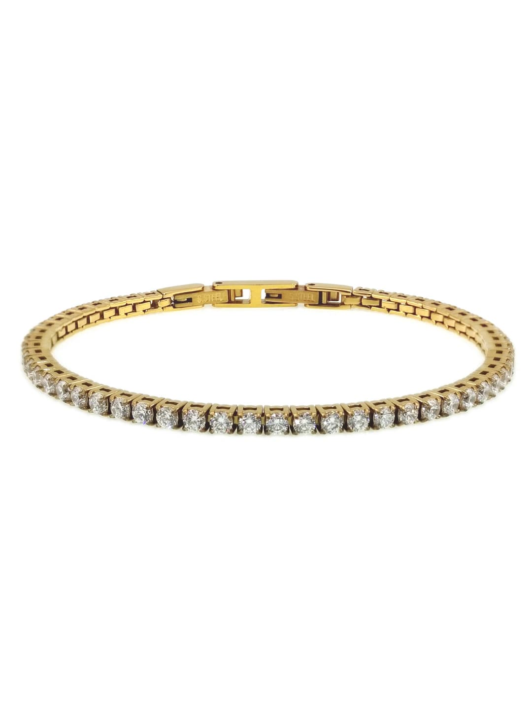 2.5mm*17cm Золотой цвет, две застёжки