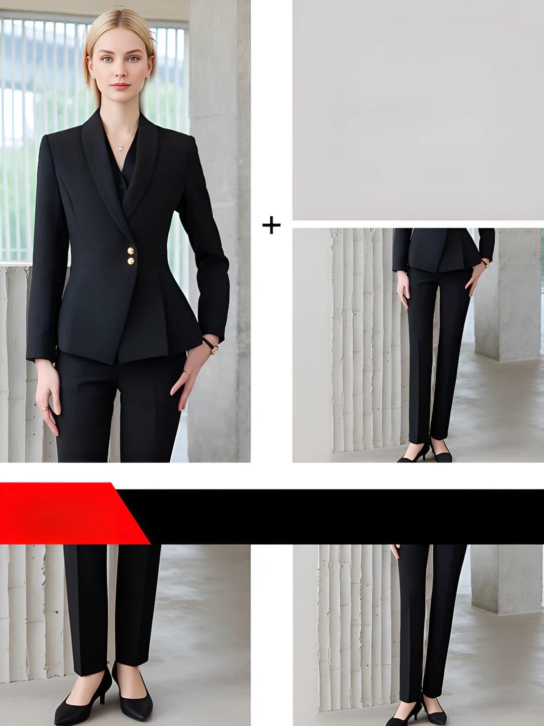Qora: kostyum+shim+skirt