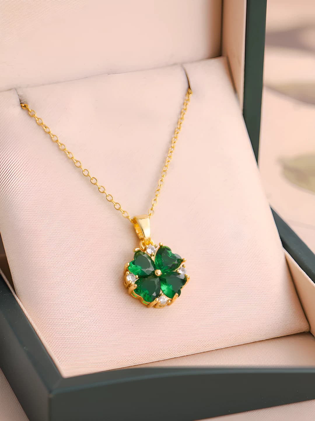 9258-Gold green