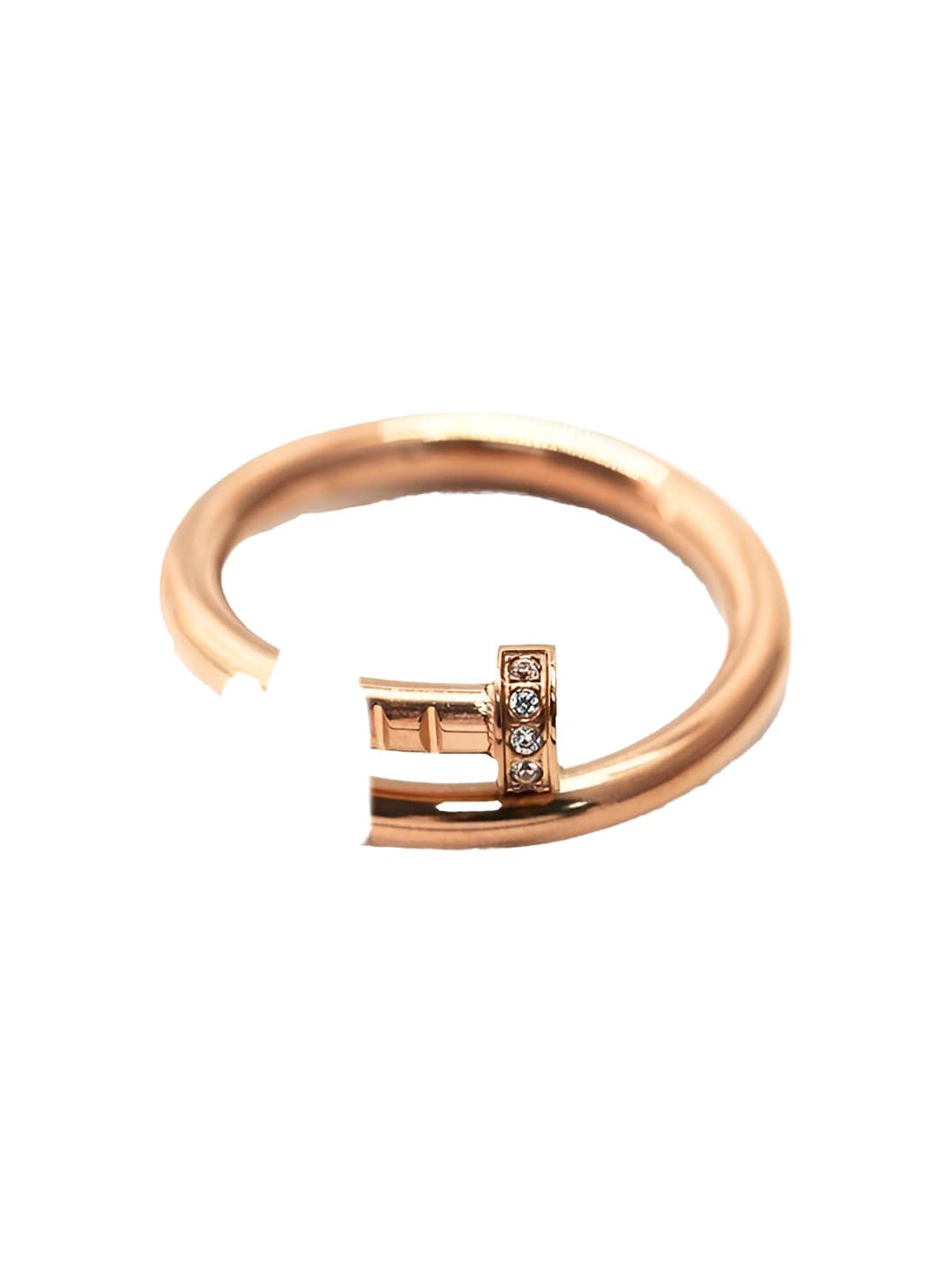 Rose gold, V-gold plating