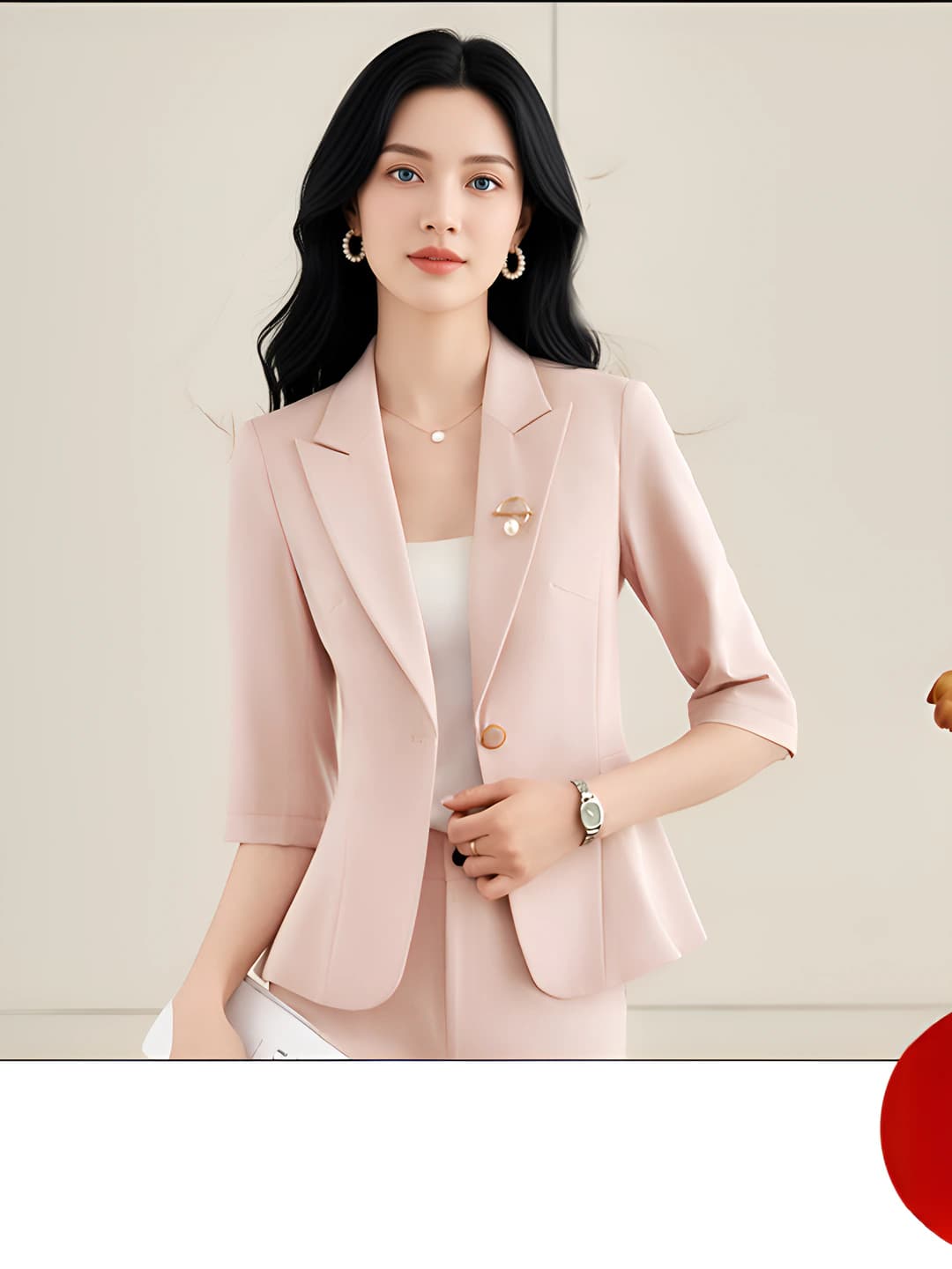Pink suit