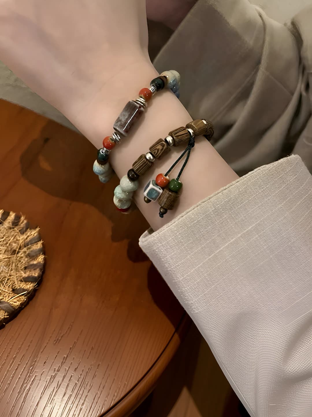 Ayollar uchun retro uslubdagi keramikadan qo'lda ishlangan choyrak