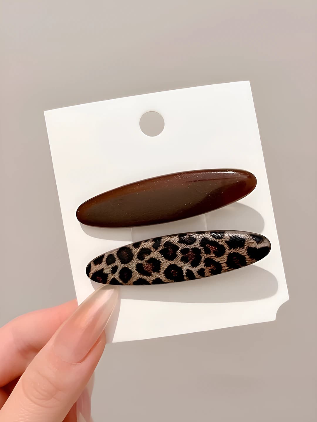 1# Буквы+Леопард - зажим 4cm, аксессуар 7cm