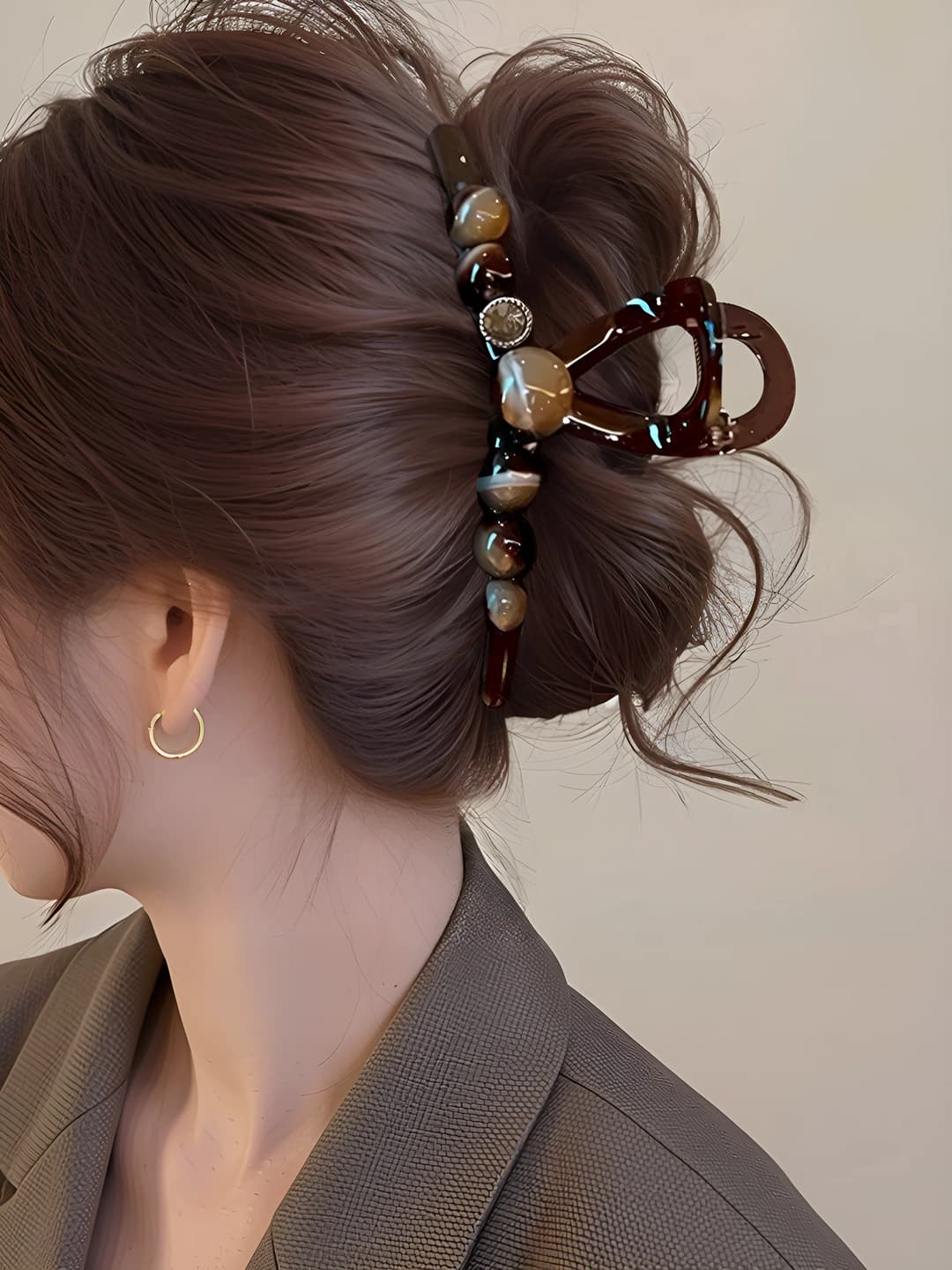 Premium Round Bead Clip, 13 cm