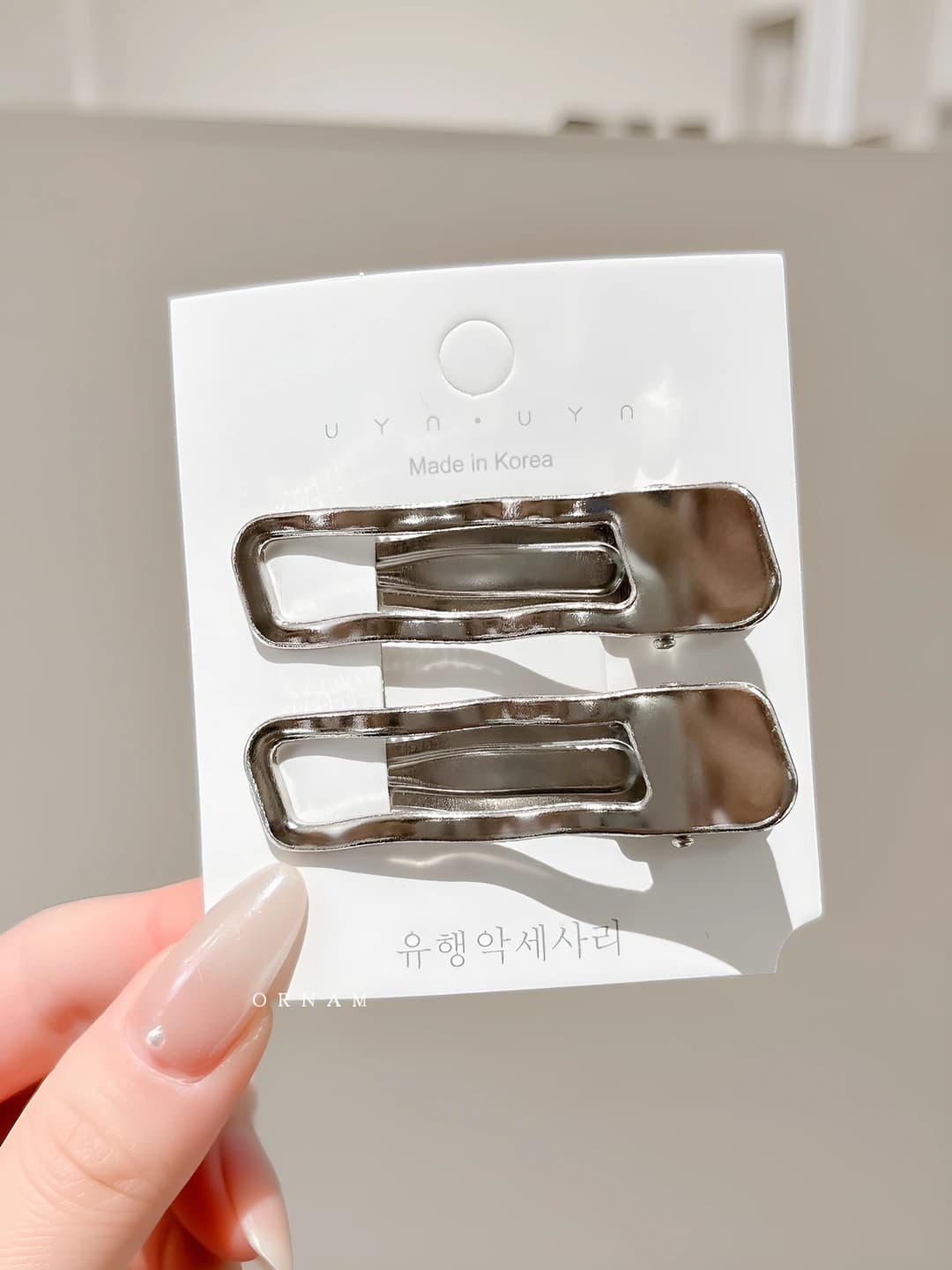5# Open rectangle pair ~6 cm