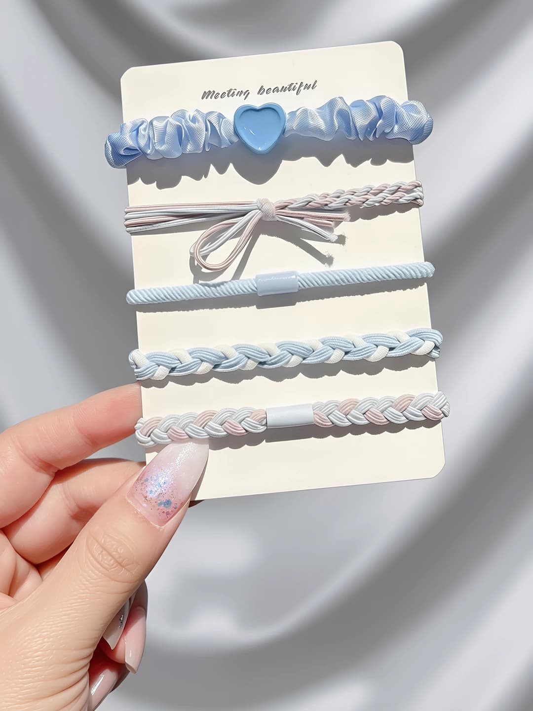 6# Blue 5 pcs set 5.5 cm