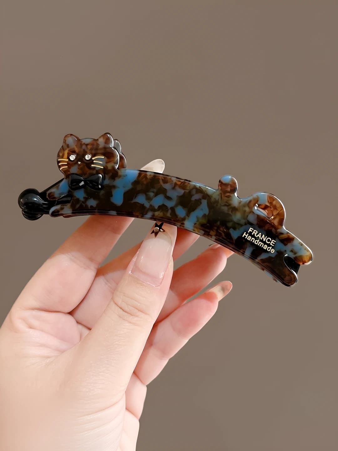 2# Синий кот банановый клипс базовый клипс ок. 11 см ацетат