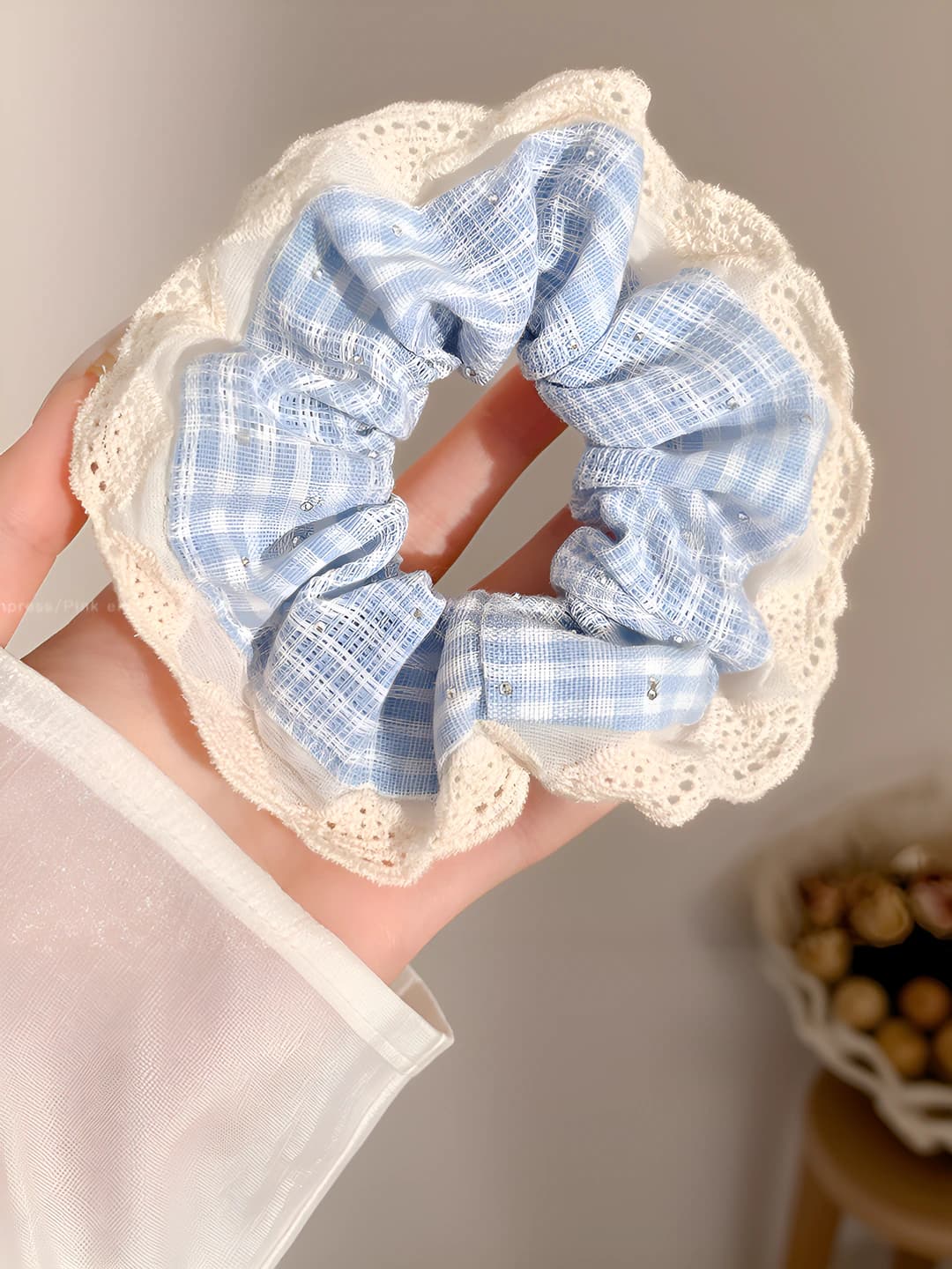 Blue rhinestone 10 cm