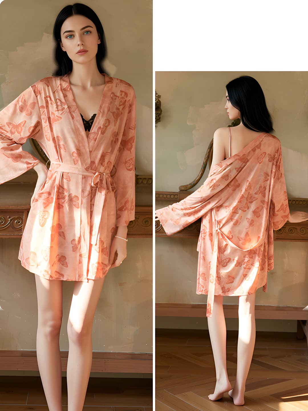 6105 Rose Gold (Outer Coat + Belt)