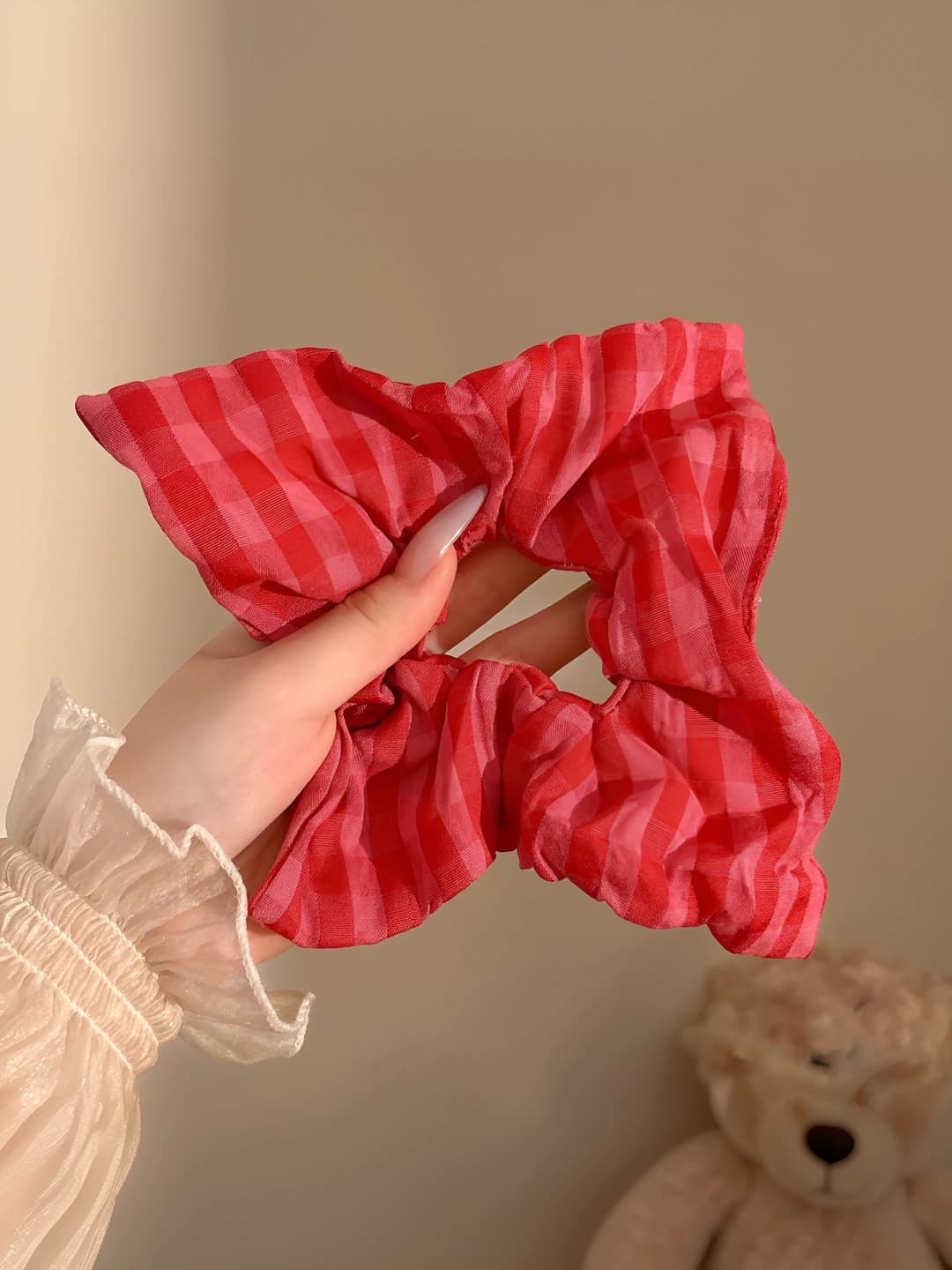 4# Красный в клетку