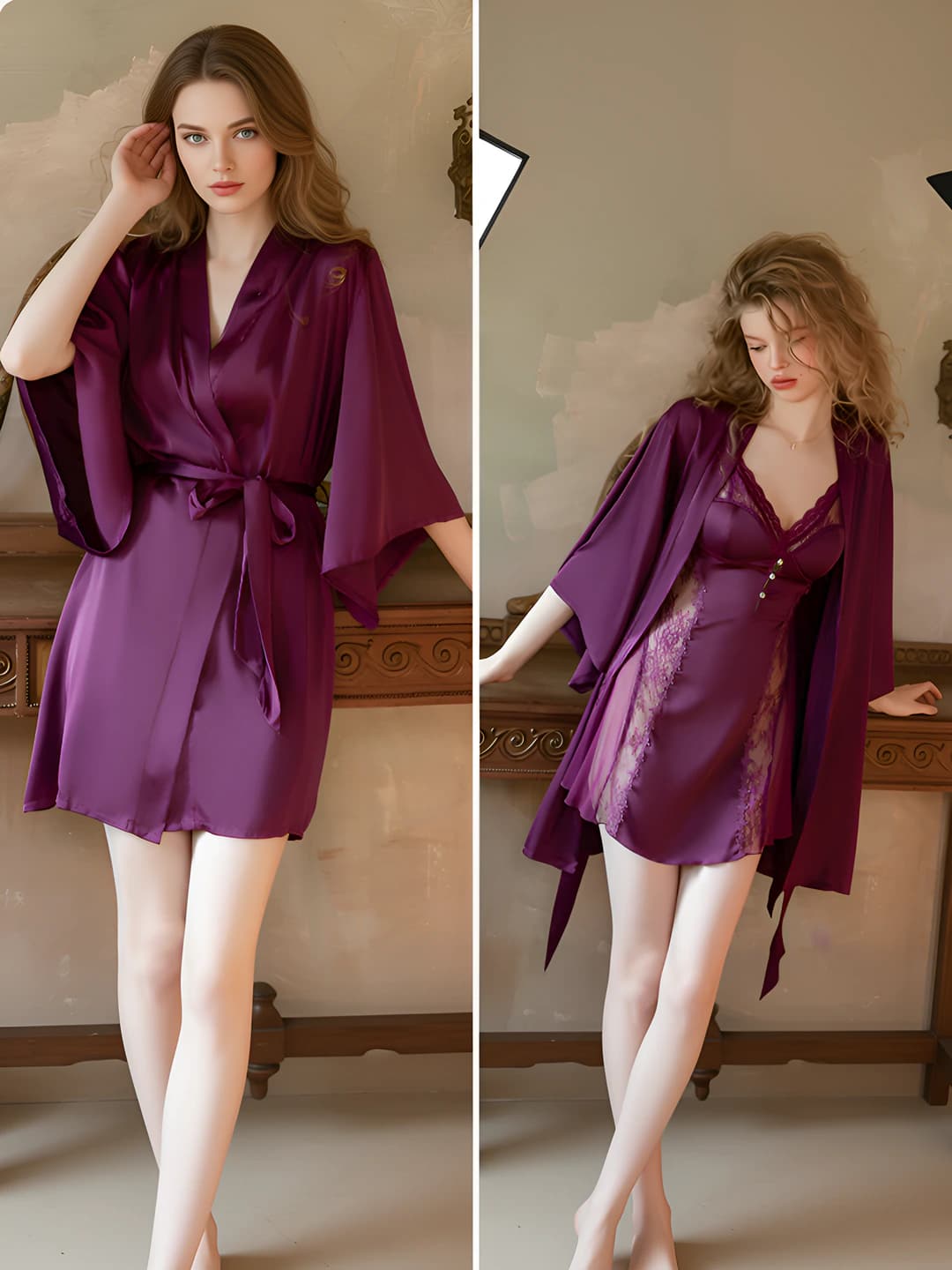 1690 Lavender (robe + belt)