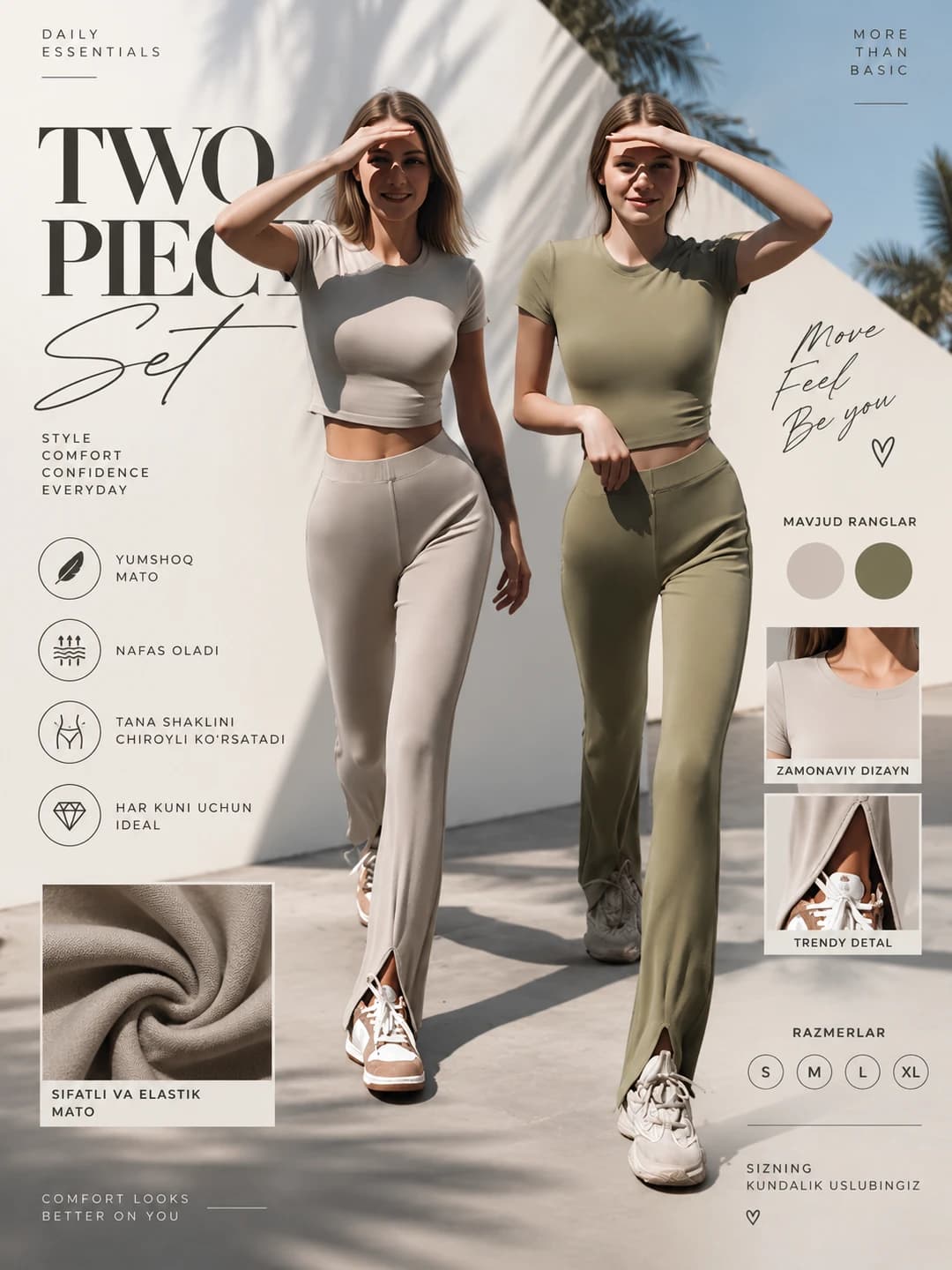 Women's 2026 summer crew neck slim fit sleeveless solid colour casual tracksuit set