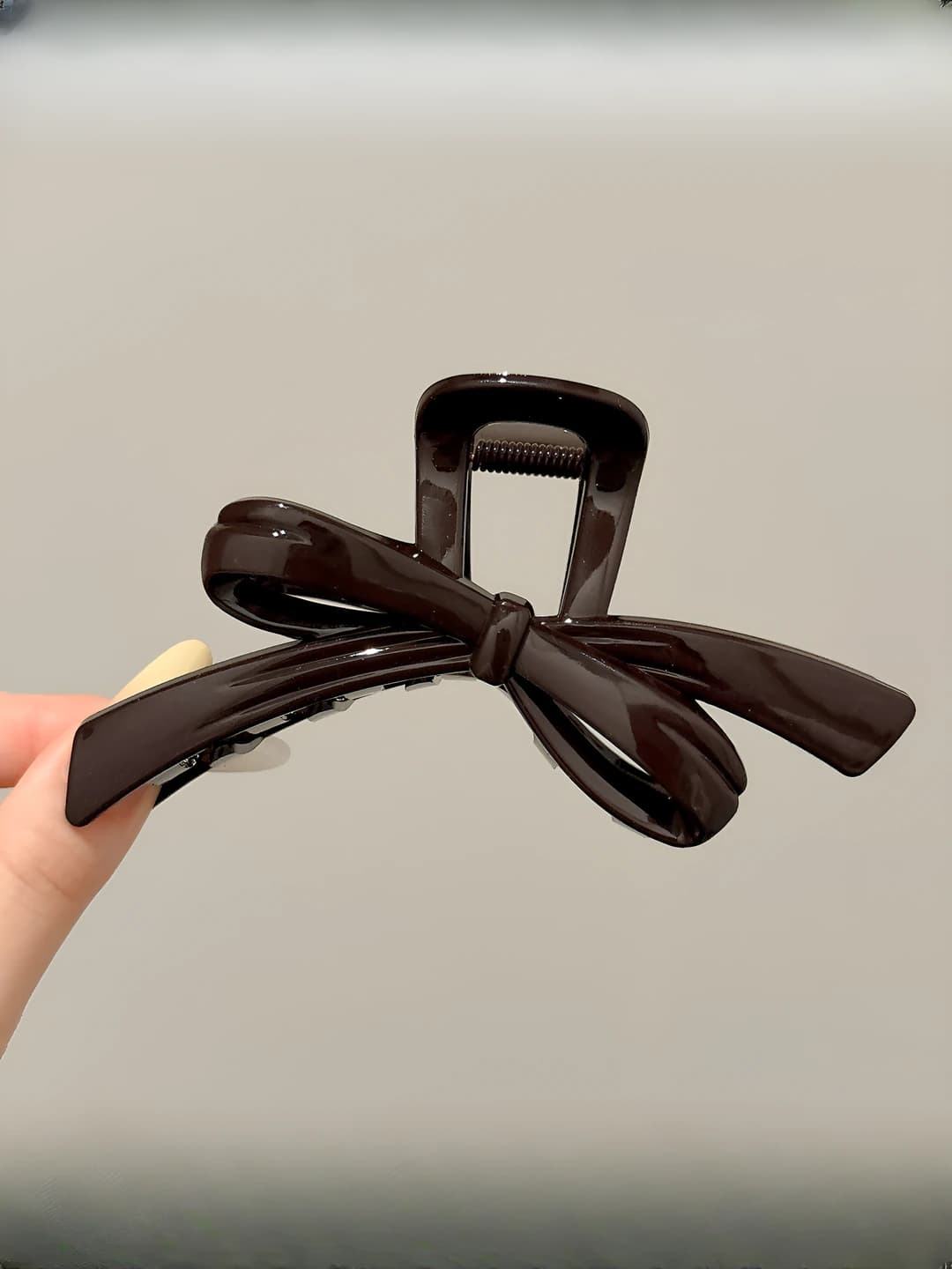 2# Шоколадно-коричневый - бантик ок. 12cm