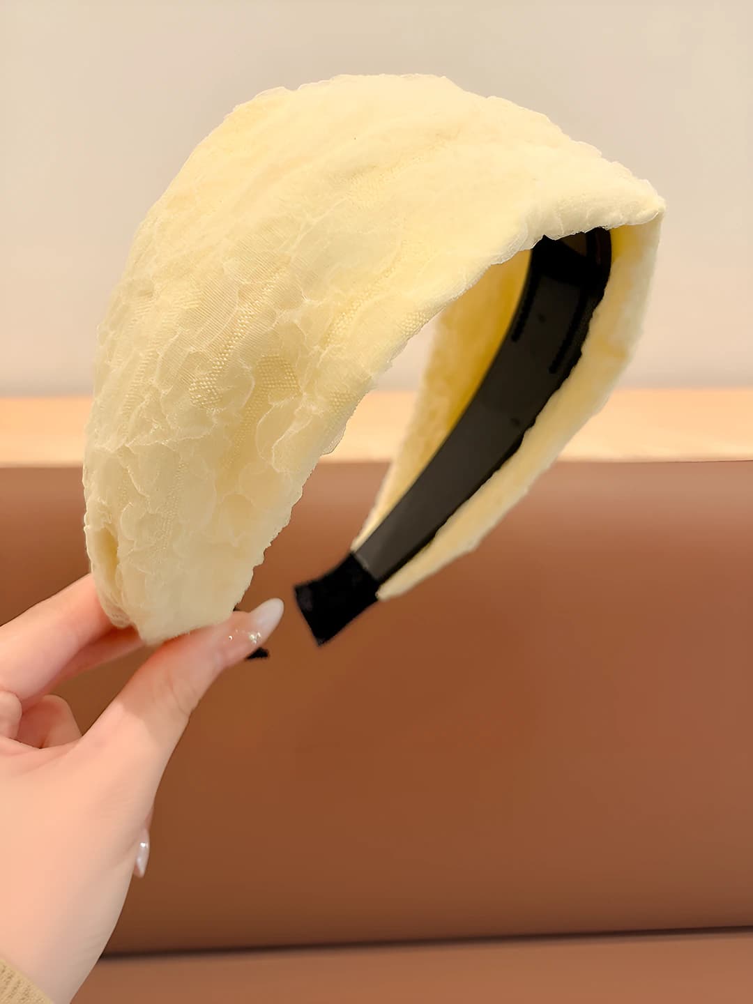 Warm yellow wide headband