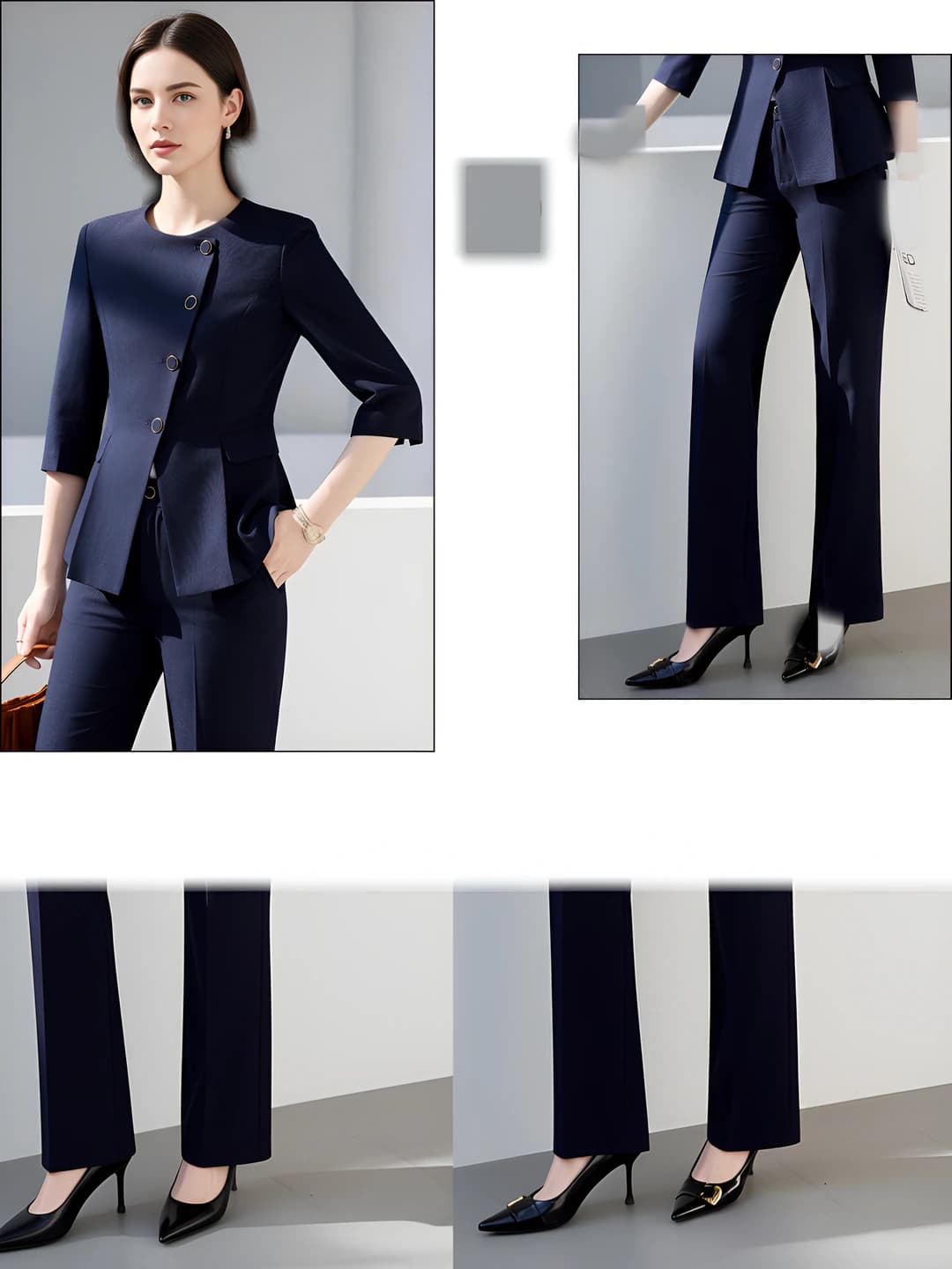 Navy suit + pants