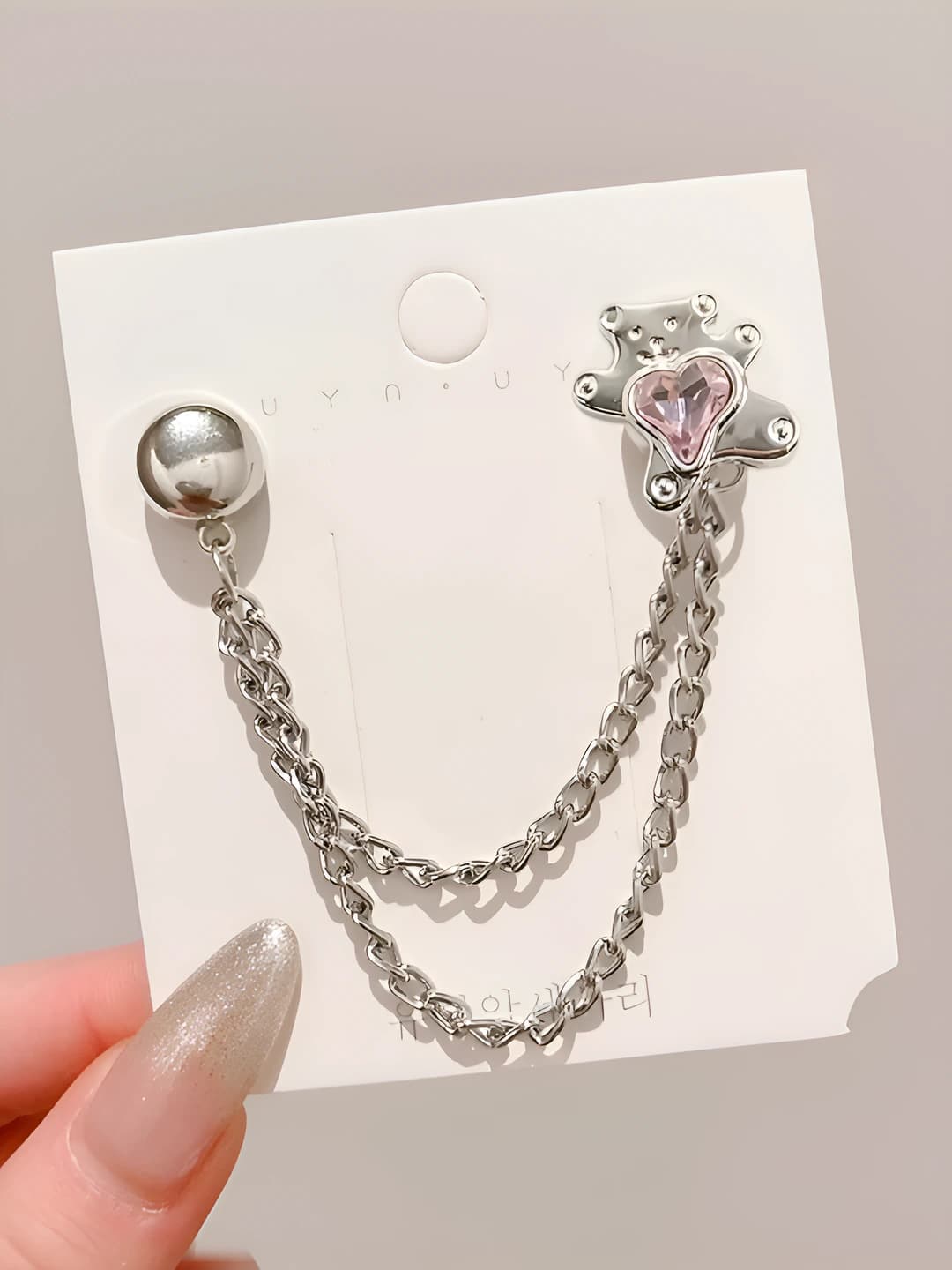 5# мишка - магнит цепь 8cm