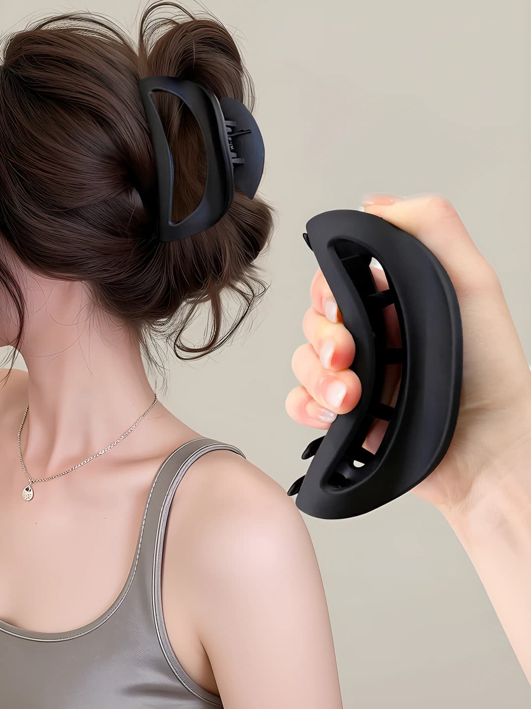 Black, 10.5 cm, soft silicone
