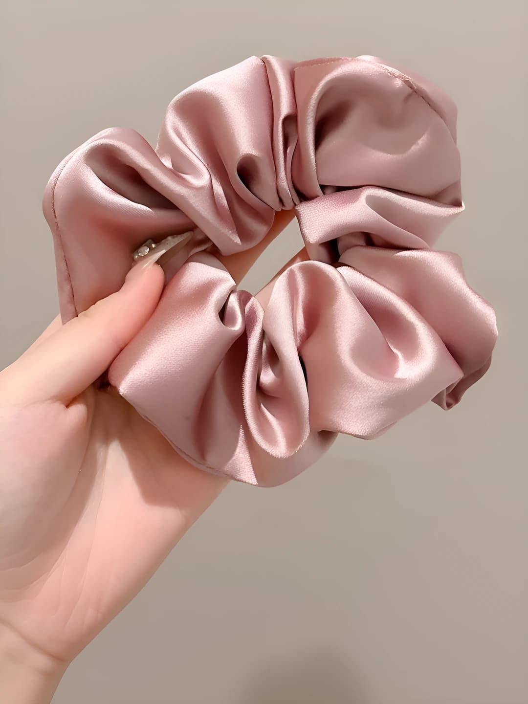 Large, pink