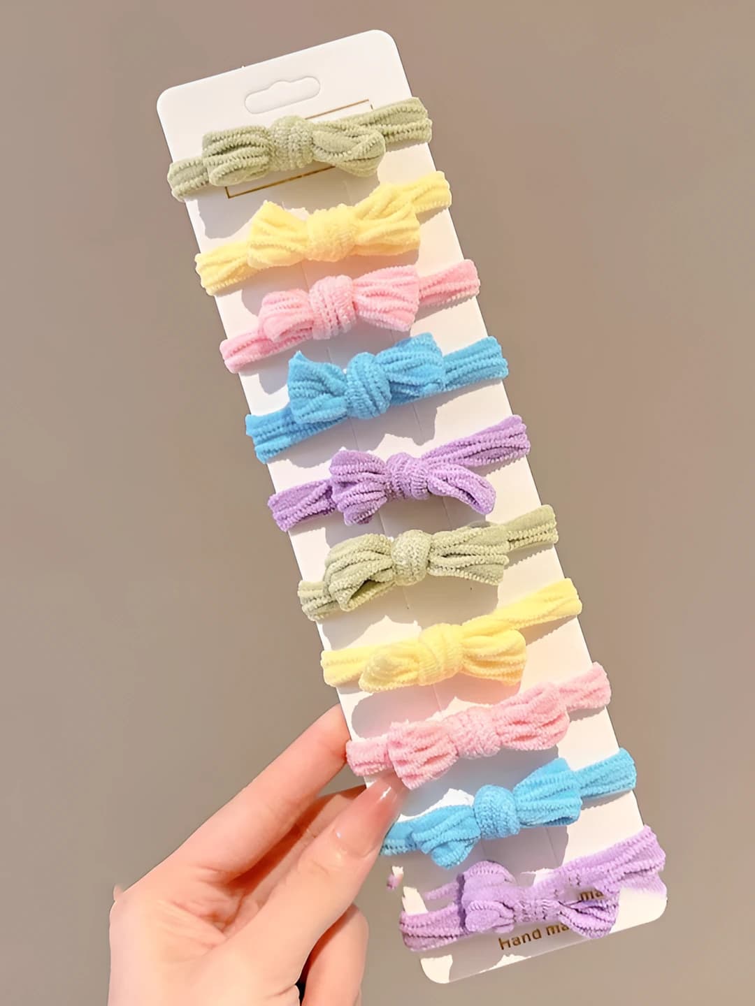 Jelly colors bow 10 pcs
