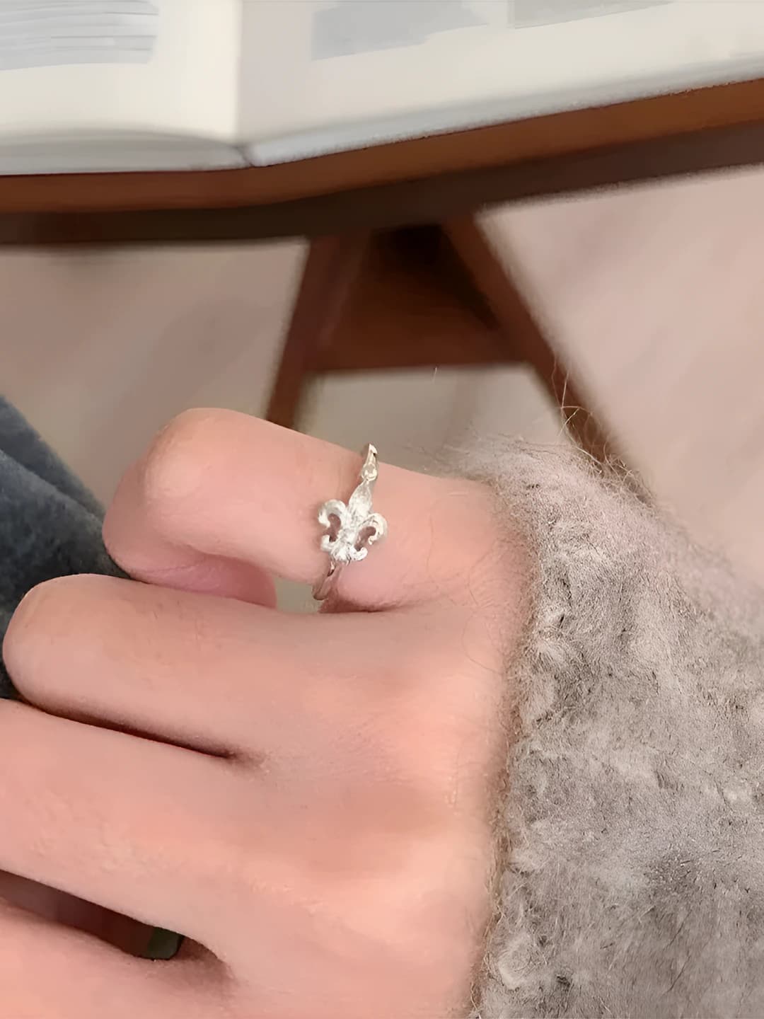 Silver - Iris ring
